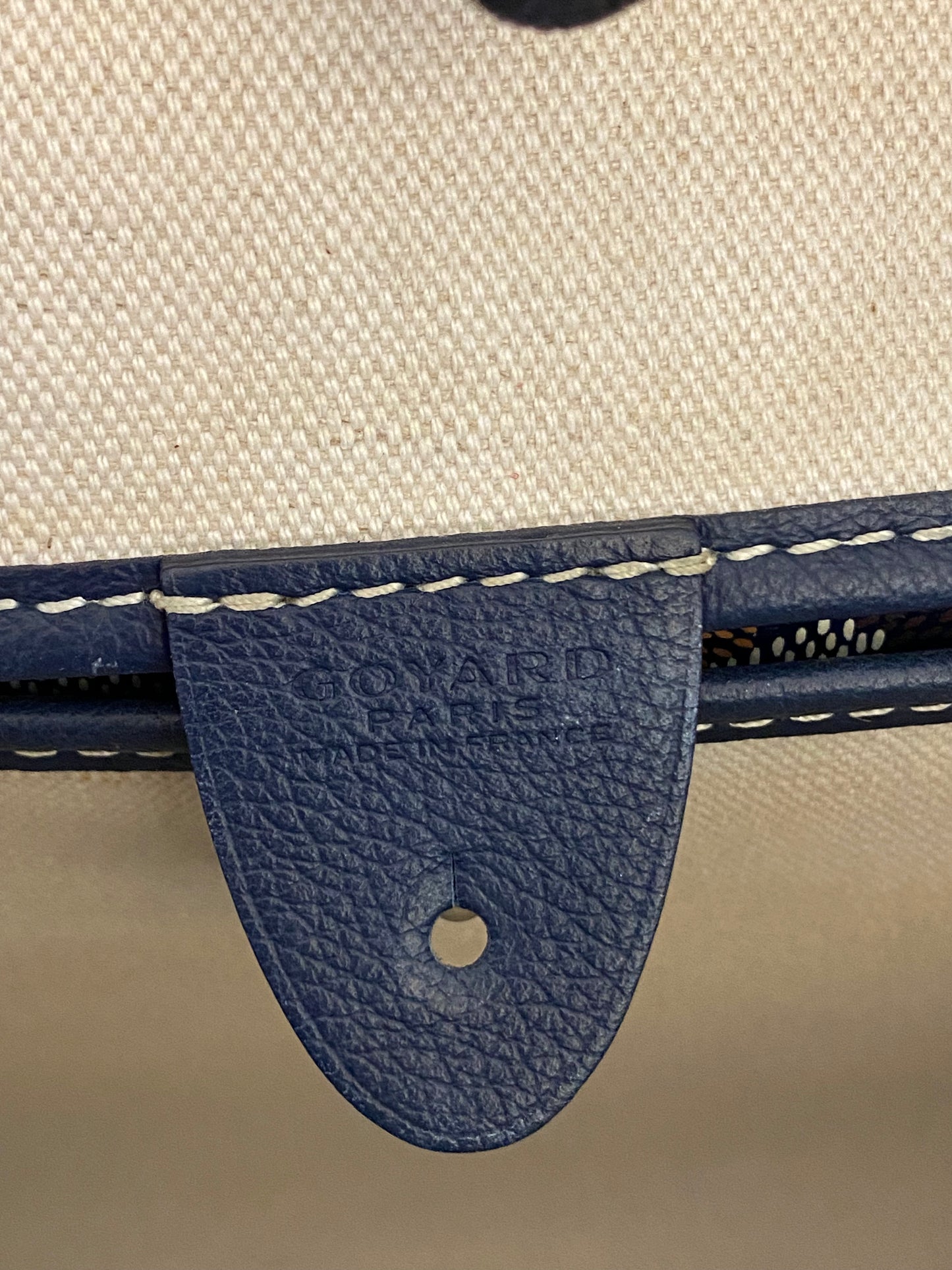 GOYARD Artois Blue Pm Size