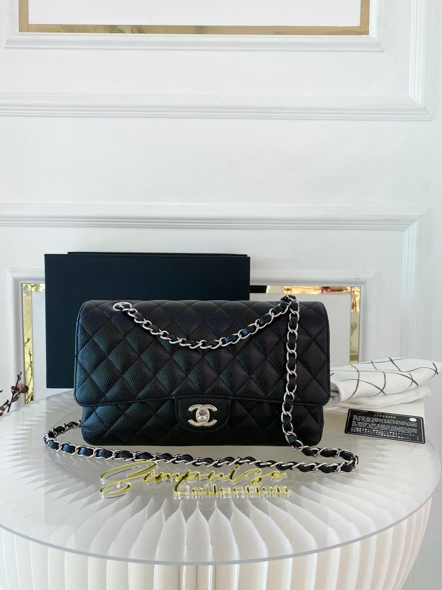 Chanel Medium Flap Caviar SHW