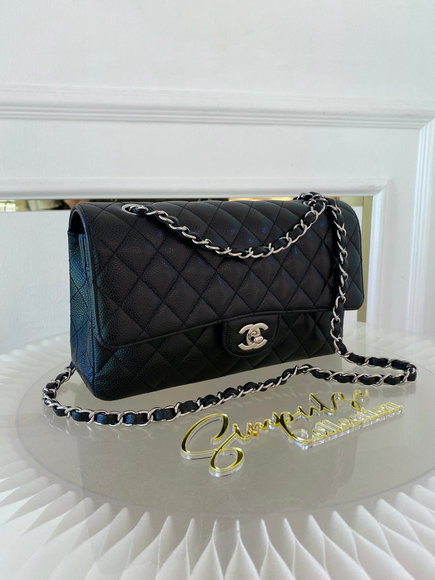Chanel Medium Flap Caviar SHW
