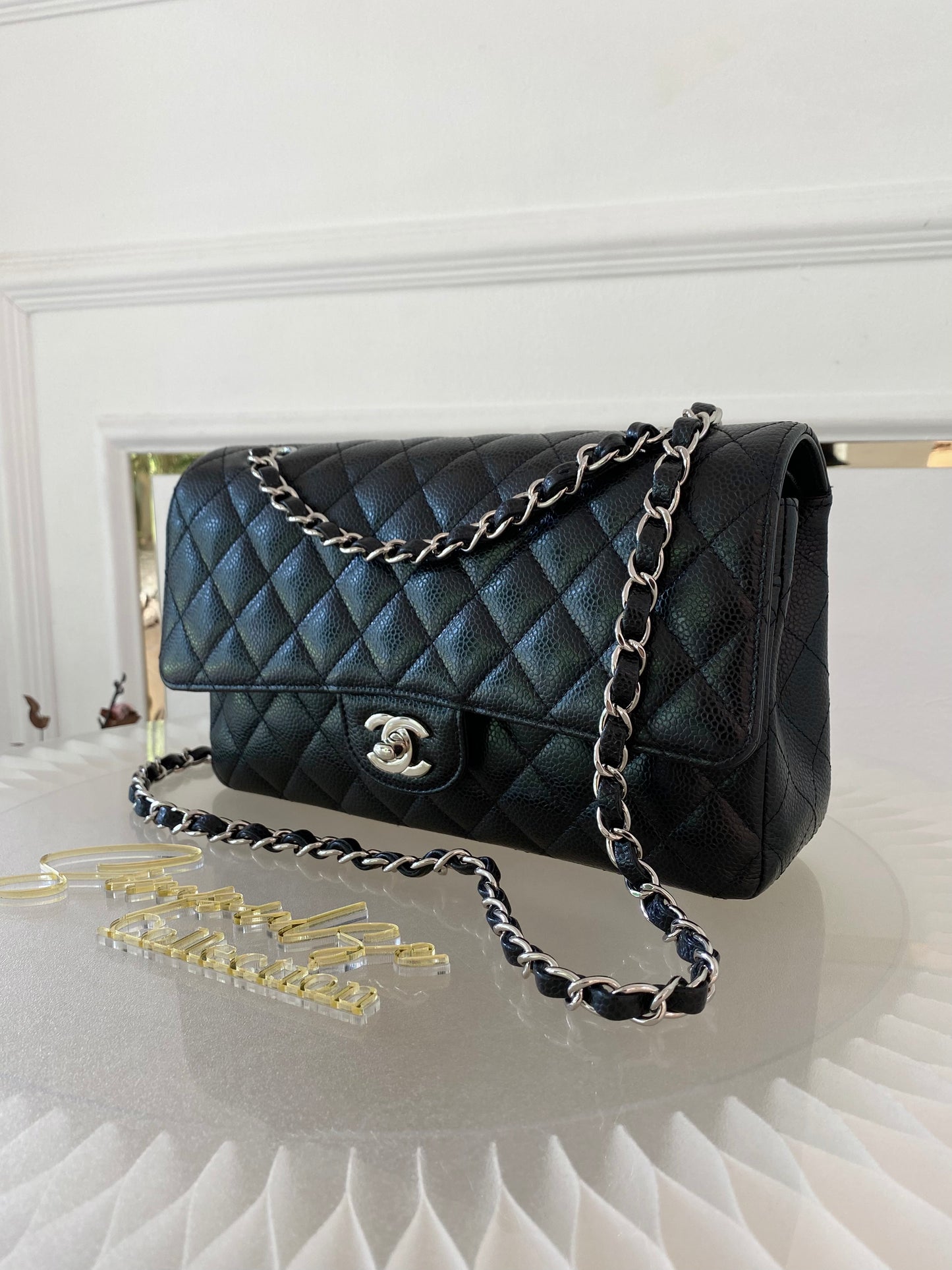 Chanel Medium Flap Caviar SHW