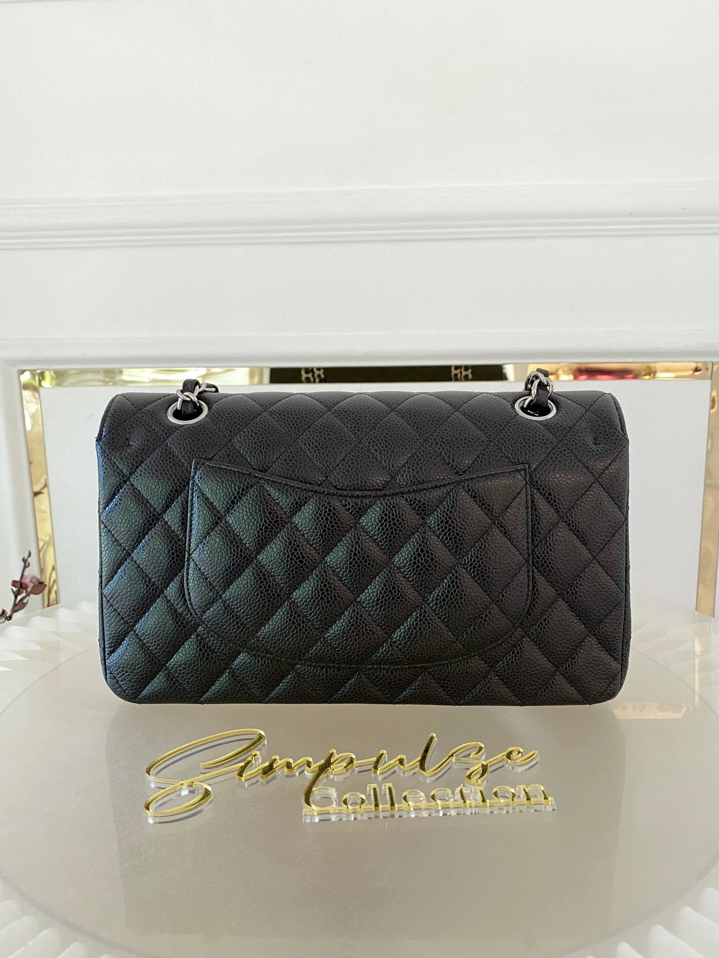 Chanel Medium Flap Caviar SHW