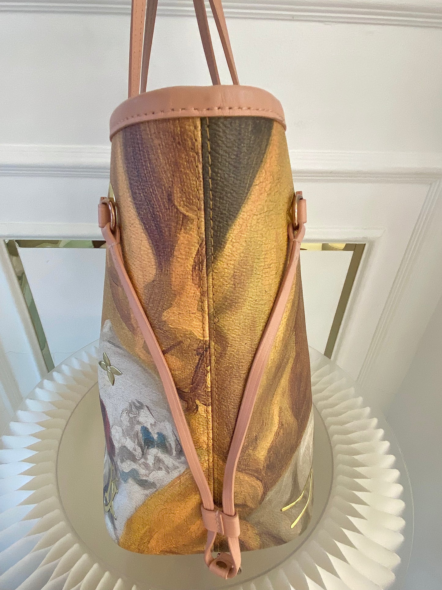 LOUIS VUITTON Limited Edition Jeff Koons Fragonard Neverfull Mm Tote Bag
