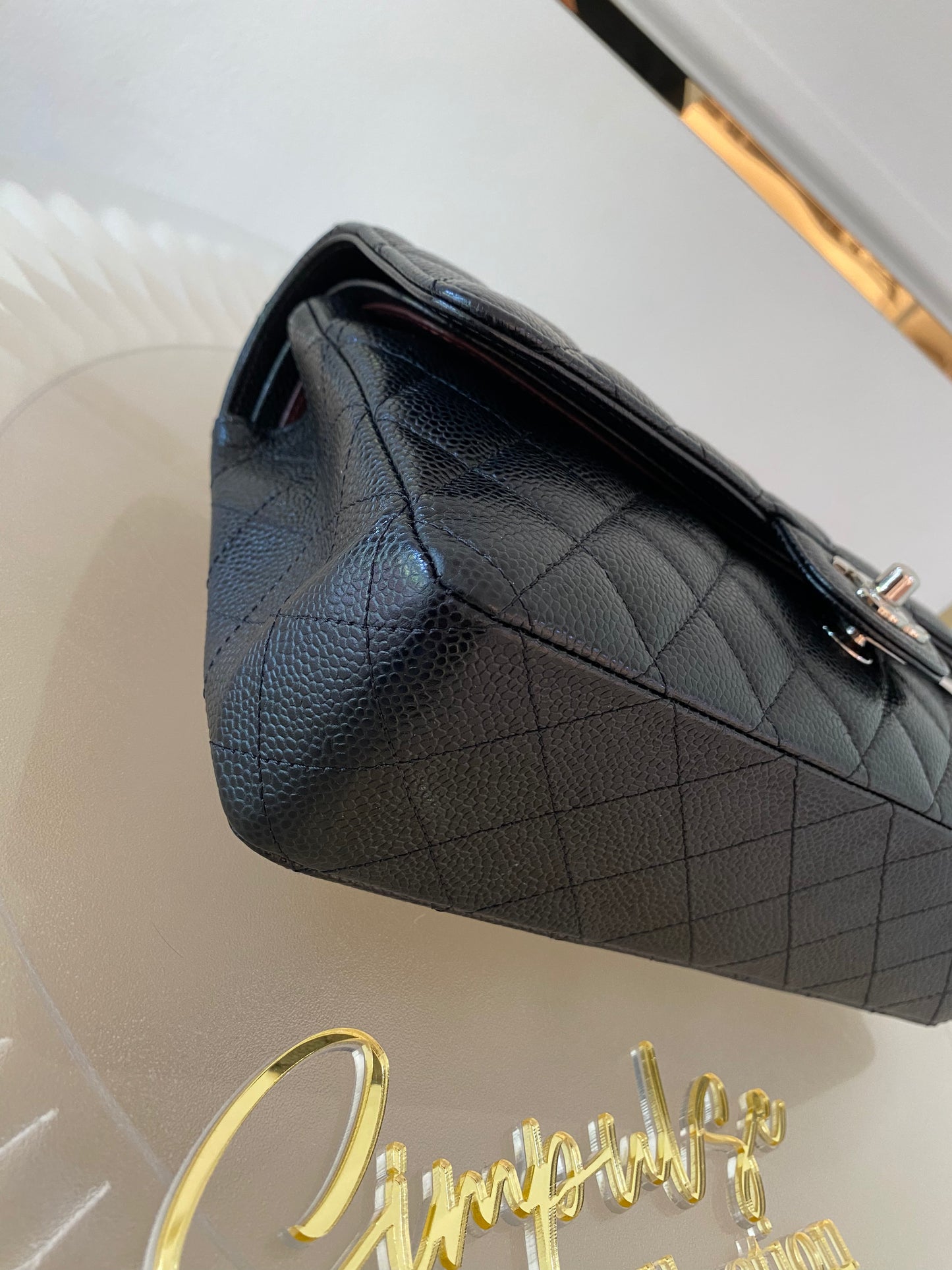 Chanel Medium Flap Caviar SHW