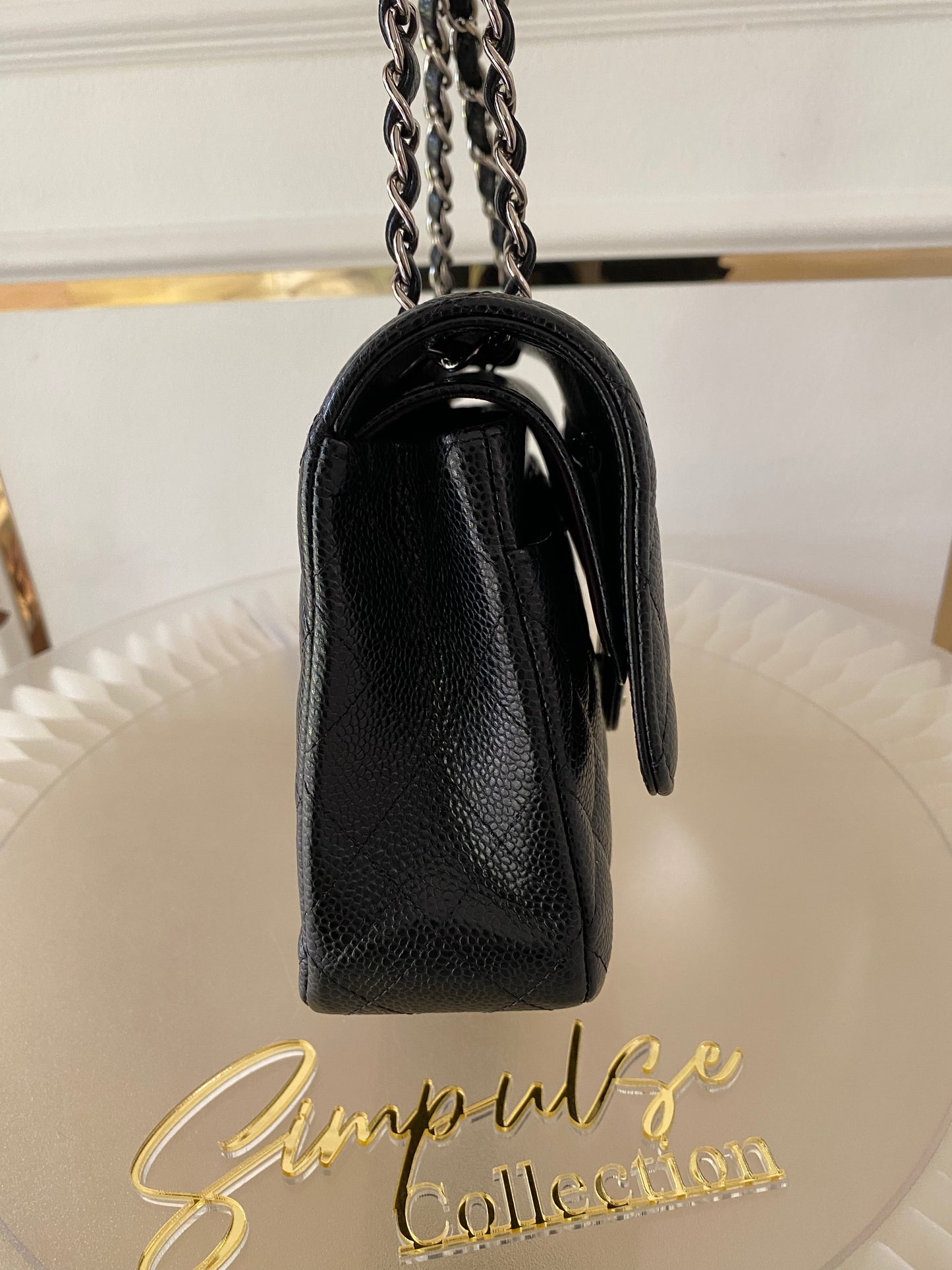 Chanel Medium Flap Caviar SHW