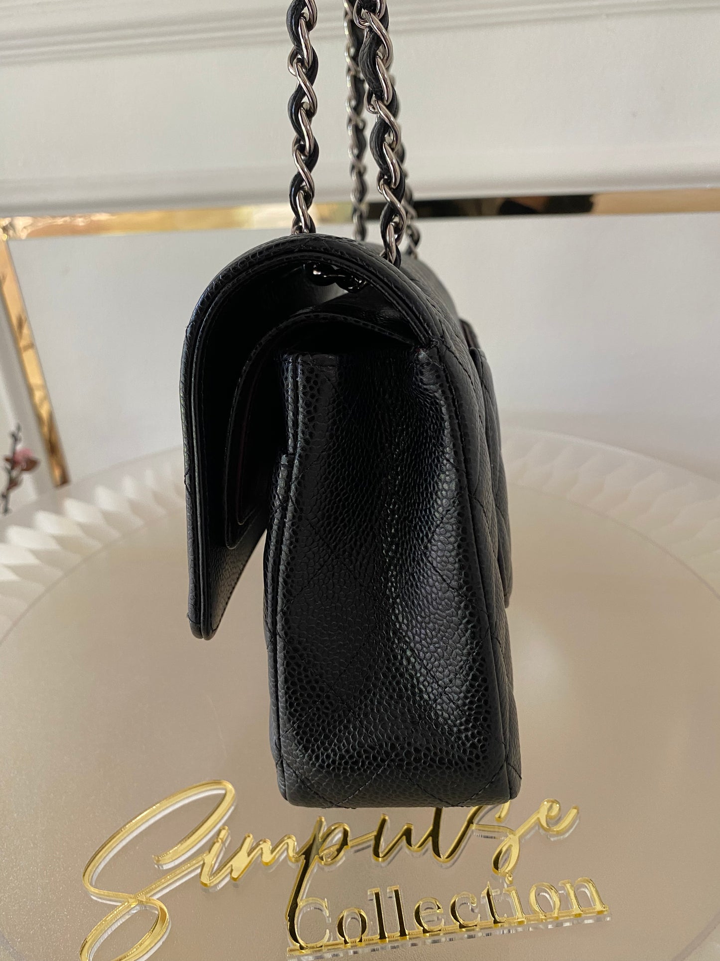 Chanel Medium Flap Caviar SHW