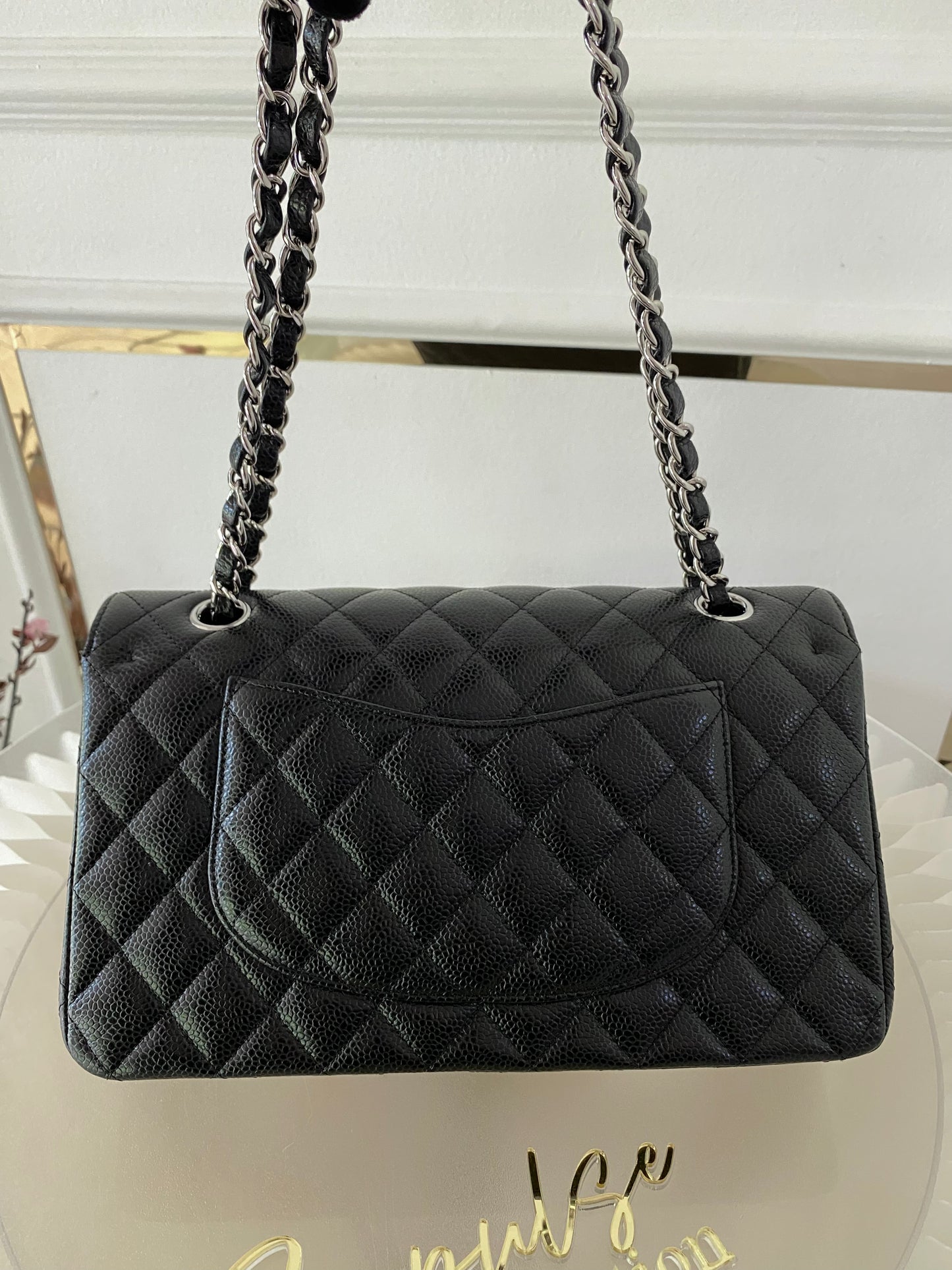 Chanel Medium Flap Caviar SHW