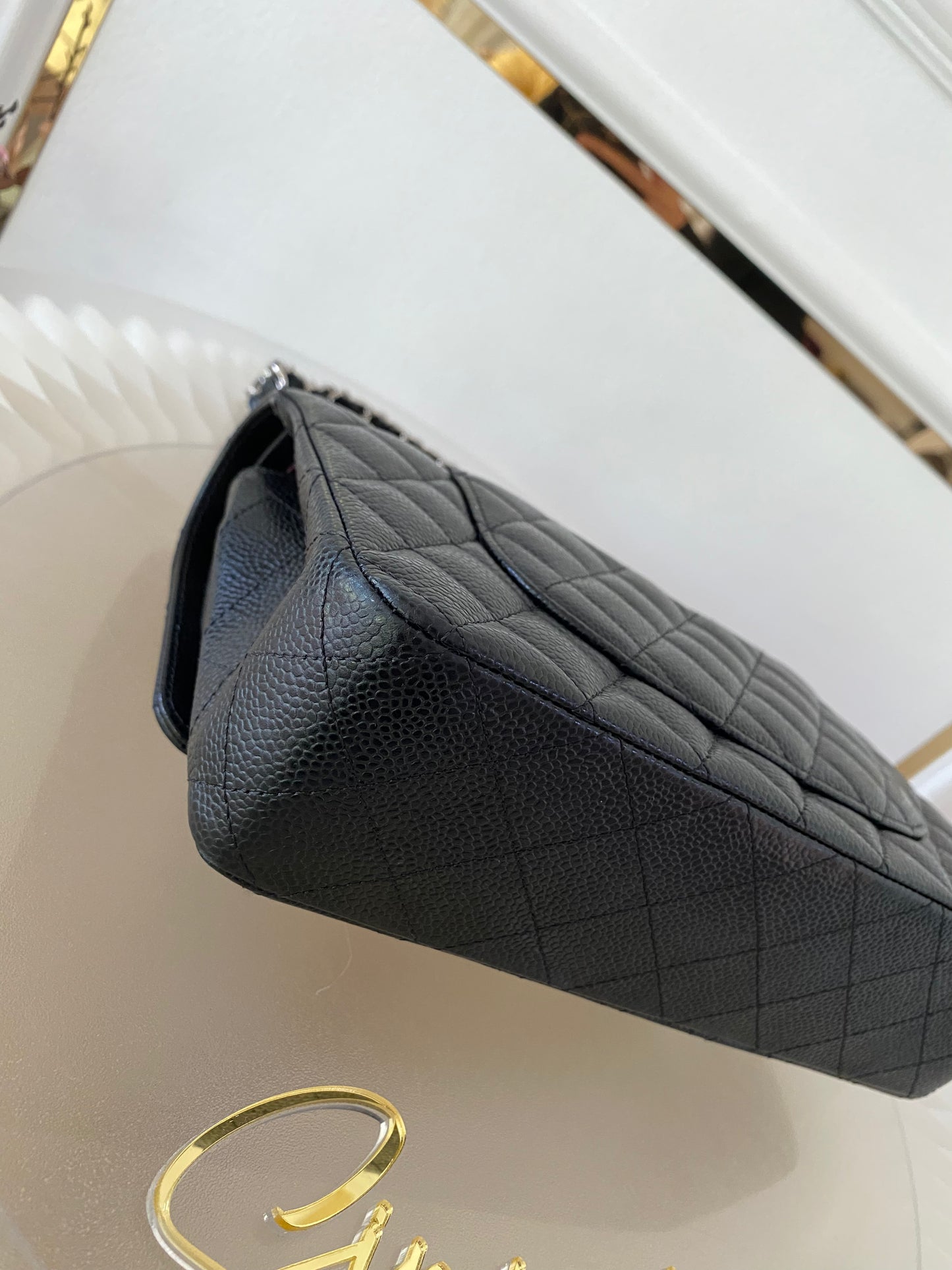 Chanel Medium Flap Caviar SHW