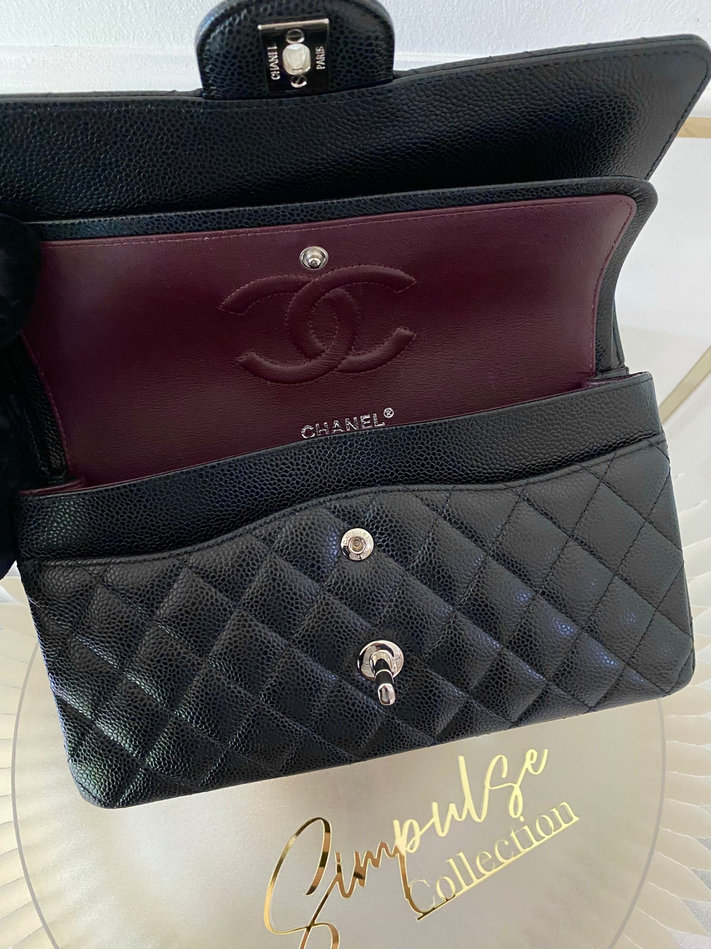 Chanel Medium Flap Caviar SHW