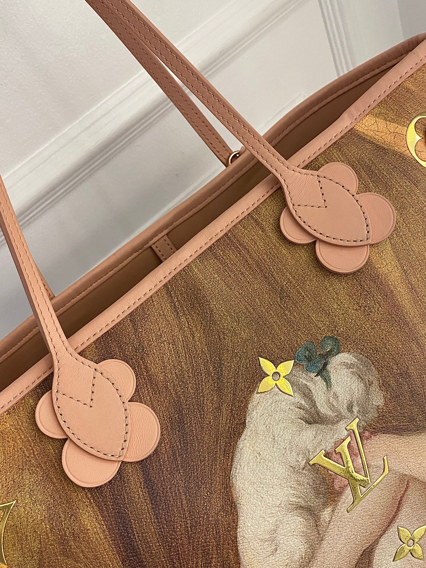 LOUIS VUITTON Limited Edition Jeff Koons Fragonard Neverfull Mm Tote Bag