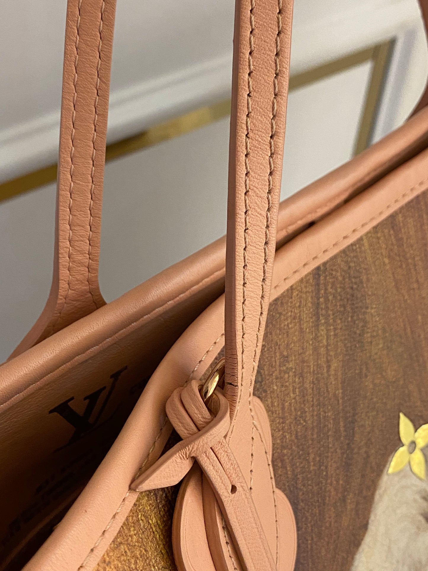 LOUIS VUITTON Limited Edition Jeff Koons Fragonard Neverfull Mm Tote Bag