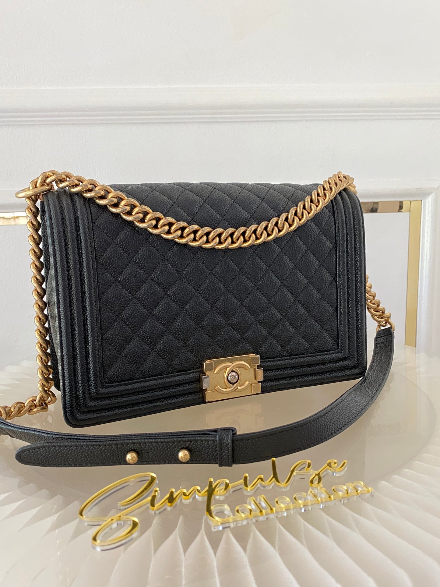 Chanel Leboy New Medium Caviar GHW