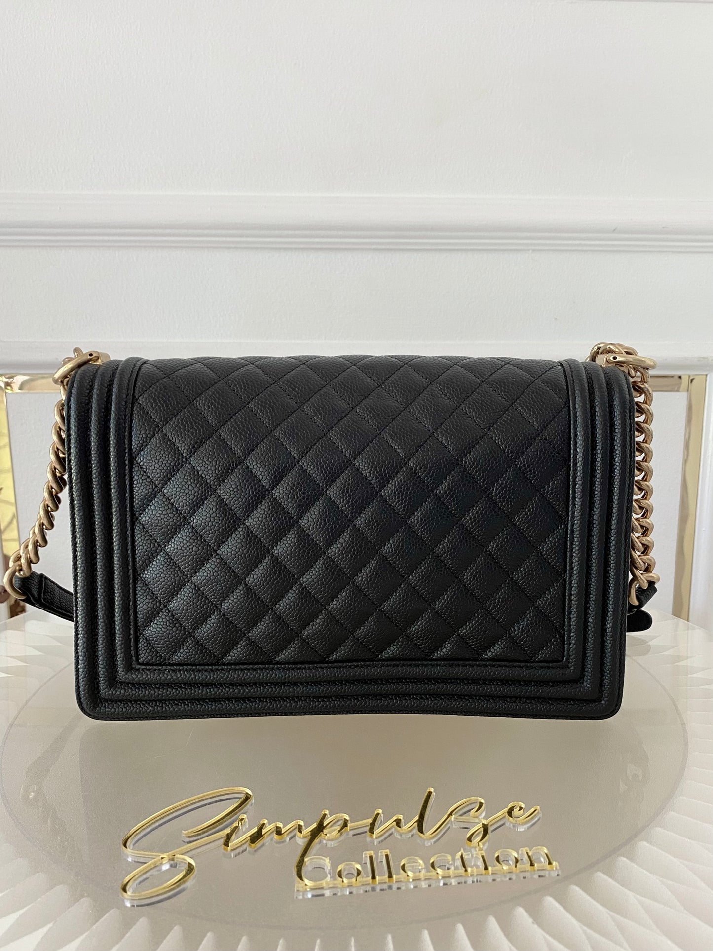 Chanel Leboy New Medium Caviar GHW