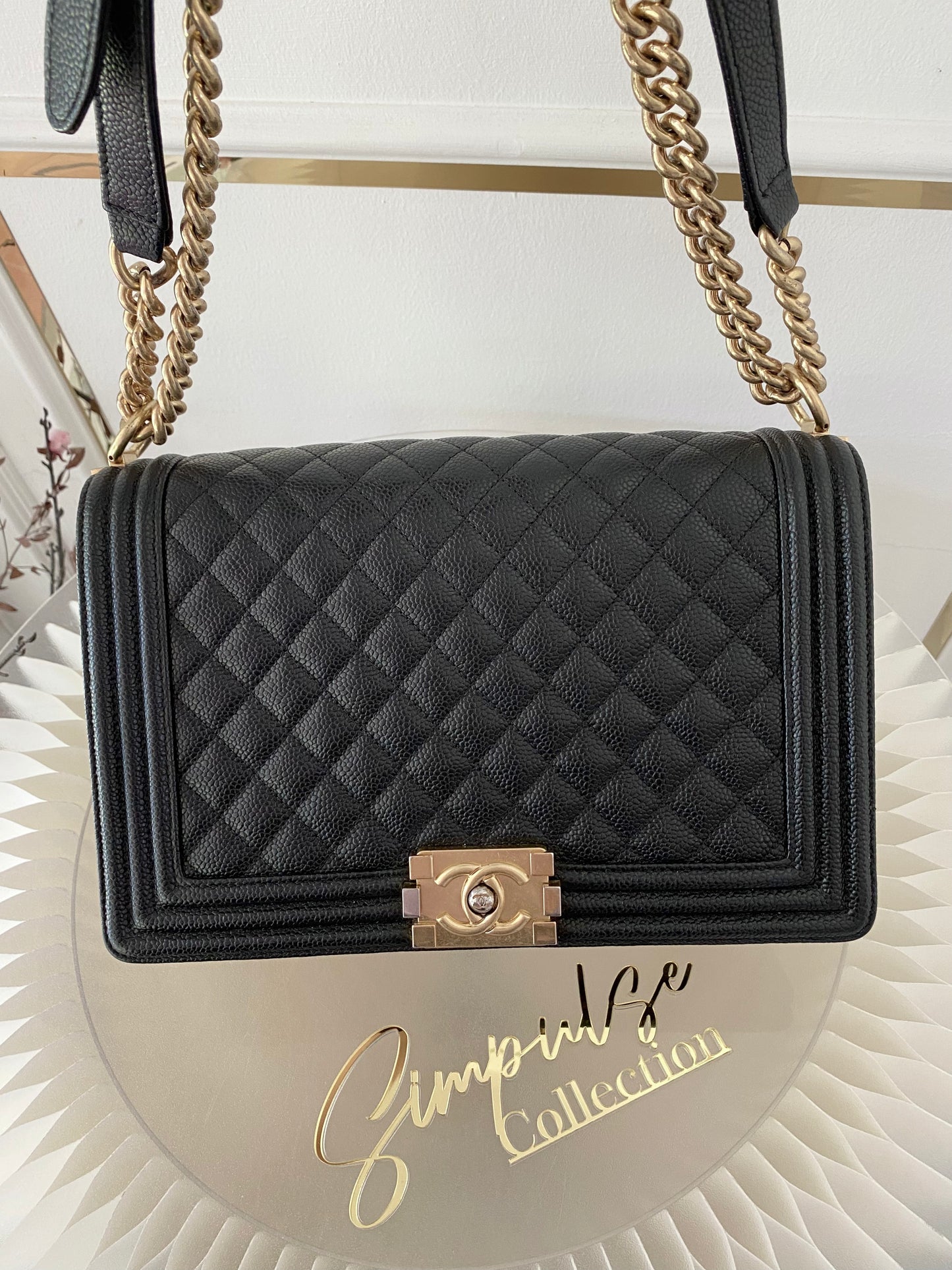 Chanel Leboy New Medium Caviar GHW
