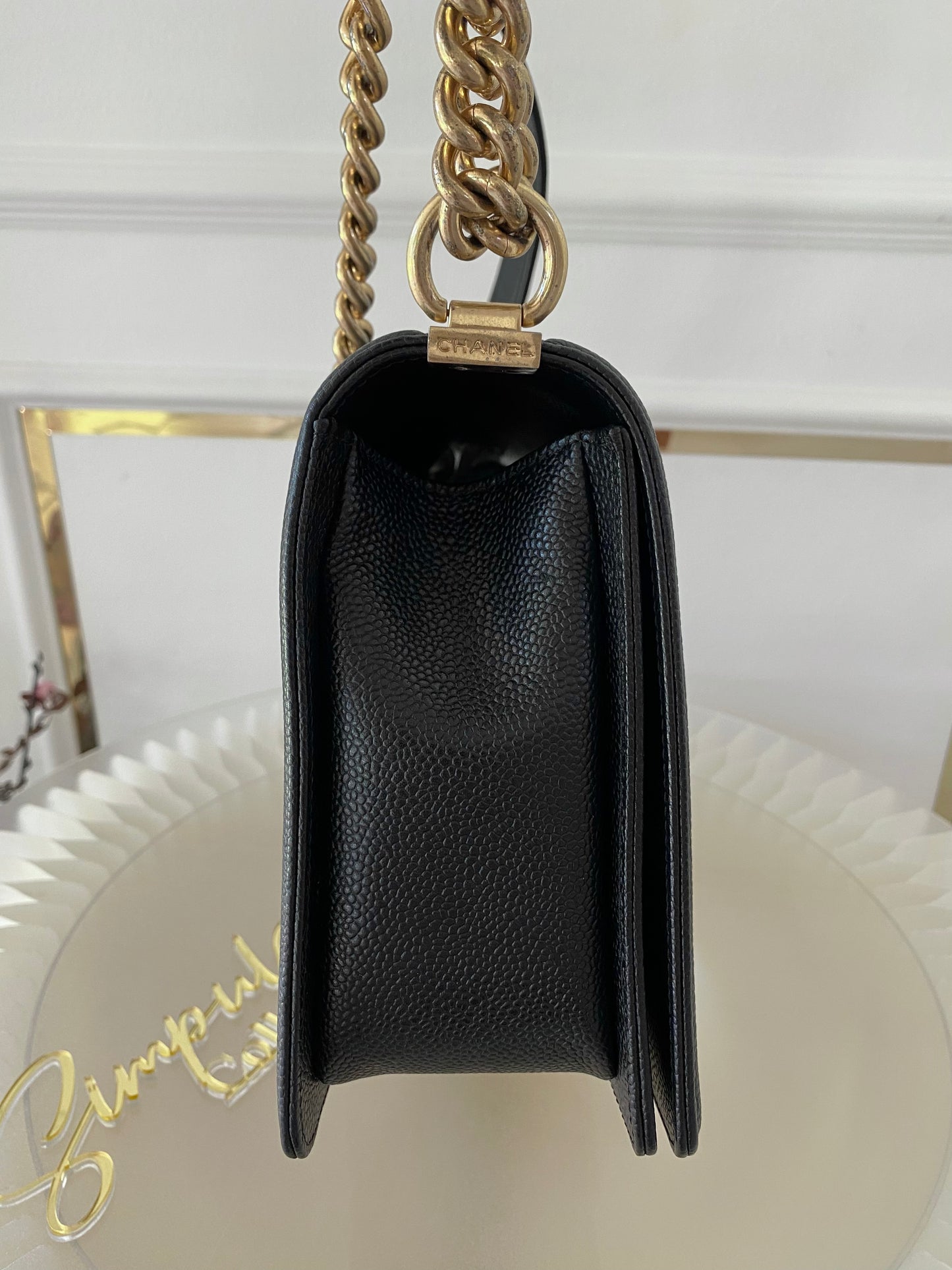 Chanel Leboy New Medium Caviar GHW
