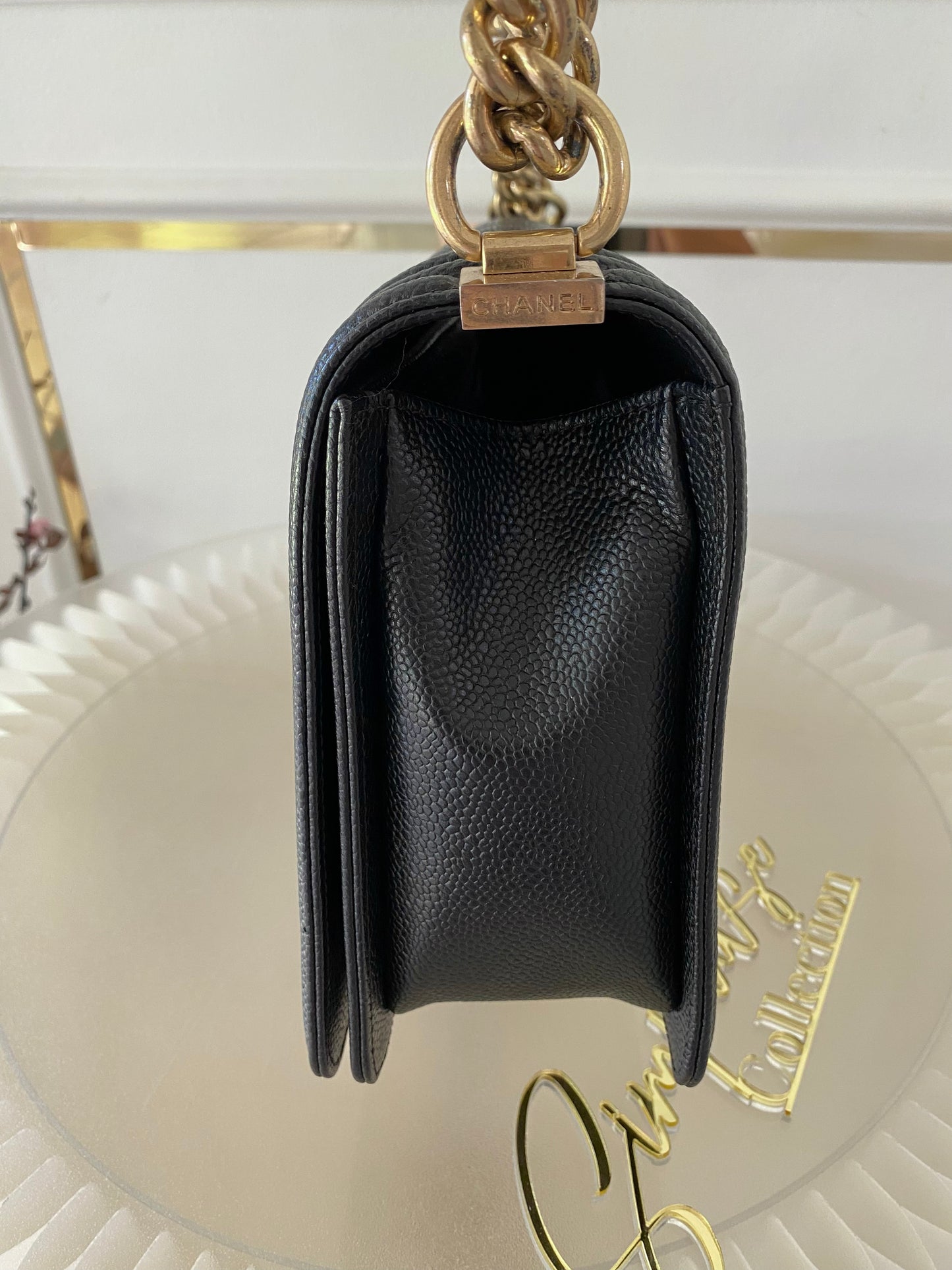 Chanel Leboy New Medium Caviar GHW