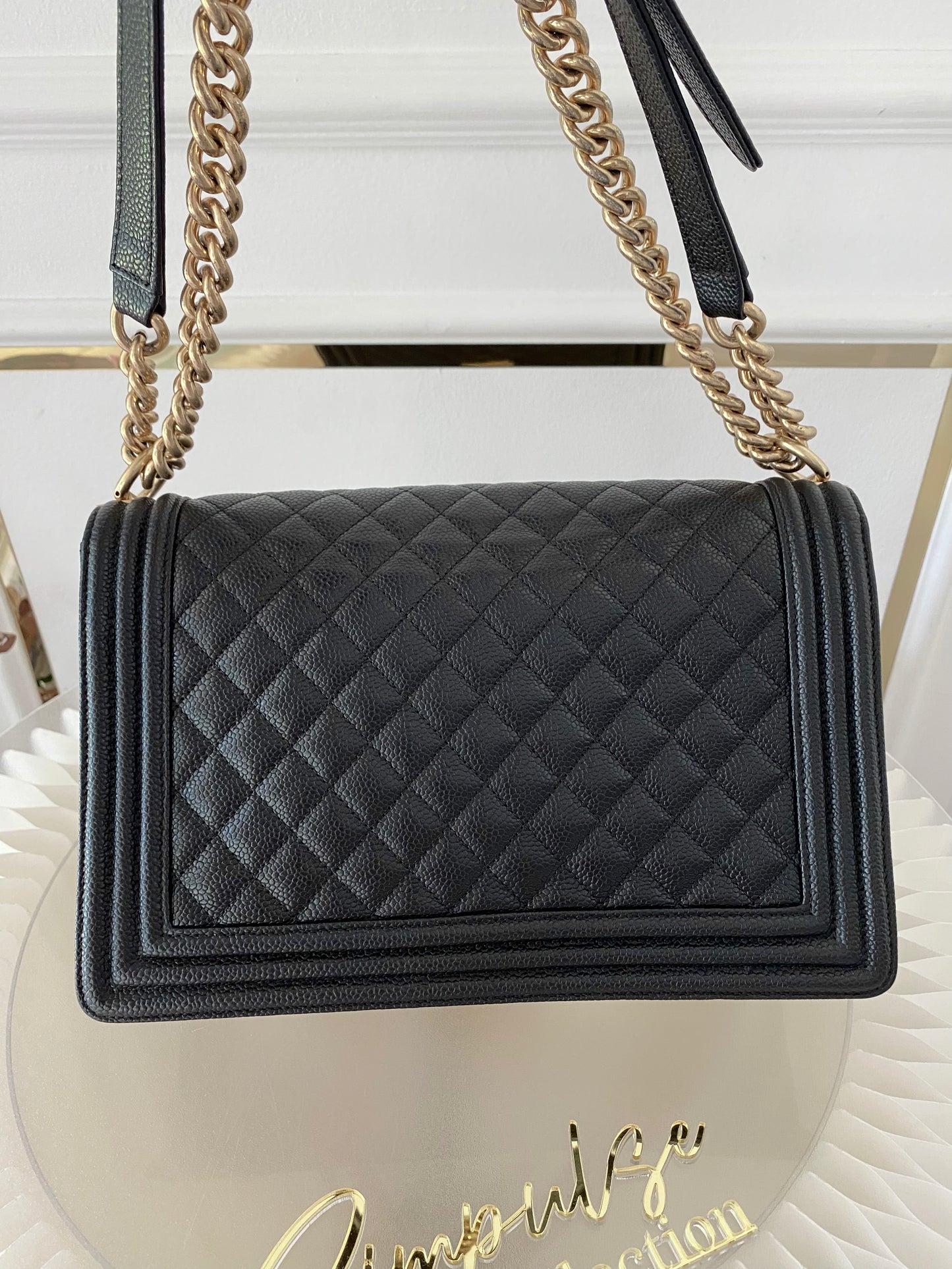 Chanel Leboy New Medium Caviar GHW