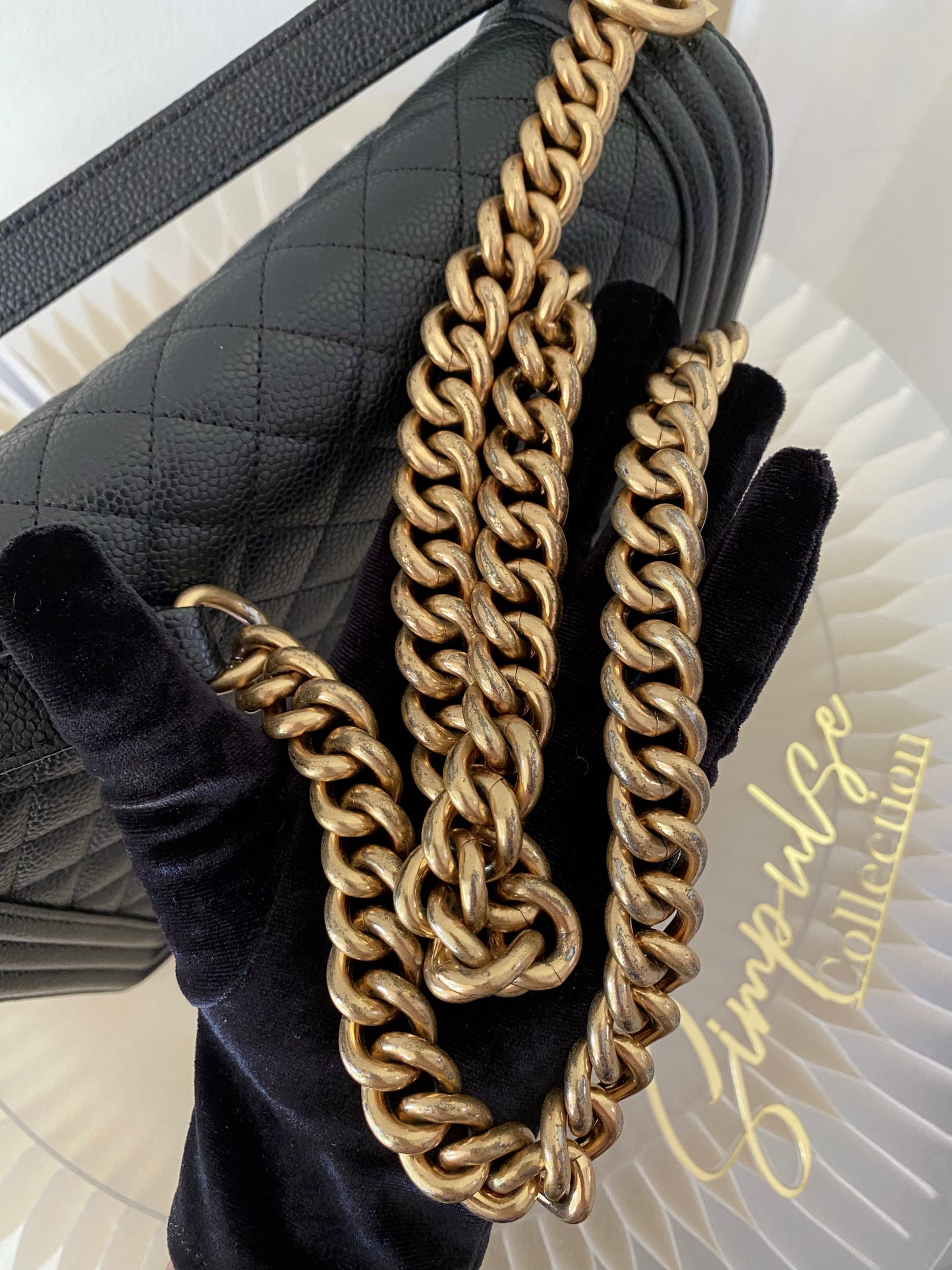 Chanel Leboy New Medium Caviar GHW