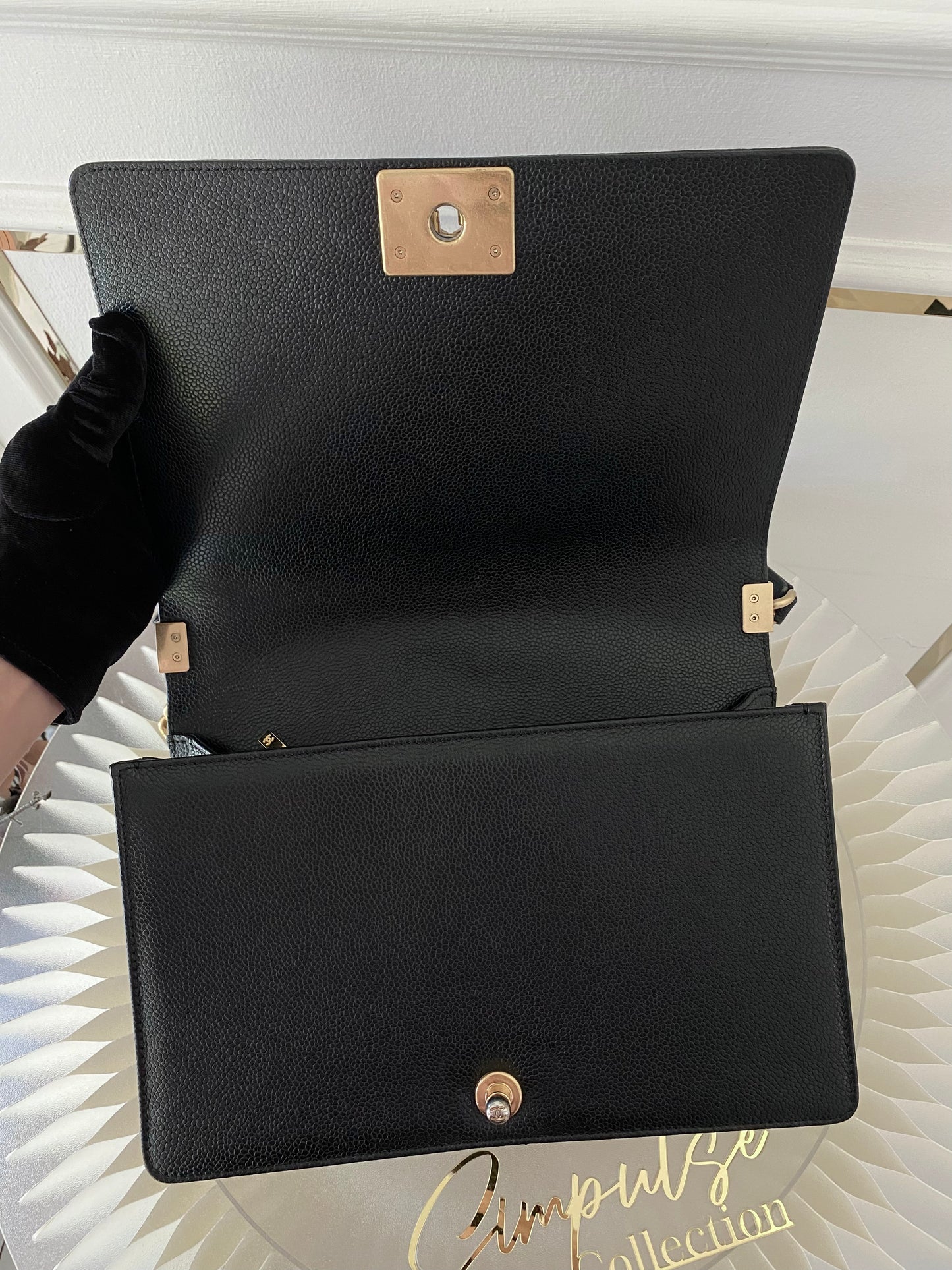 Chanel Leboy New Medium Caviar GHW