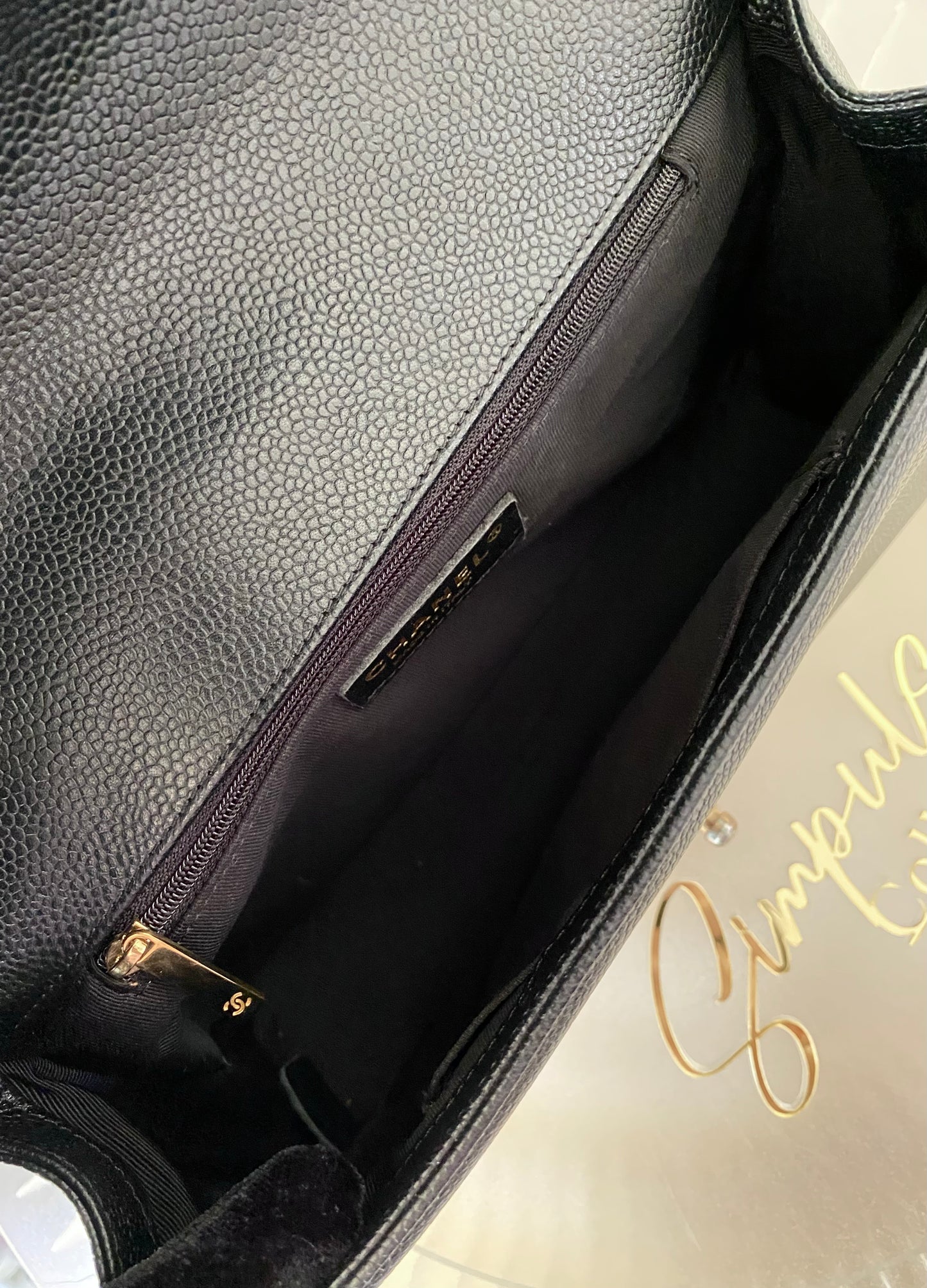 Chanel Leboy New Medium Caviar GHW