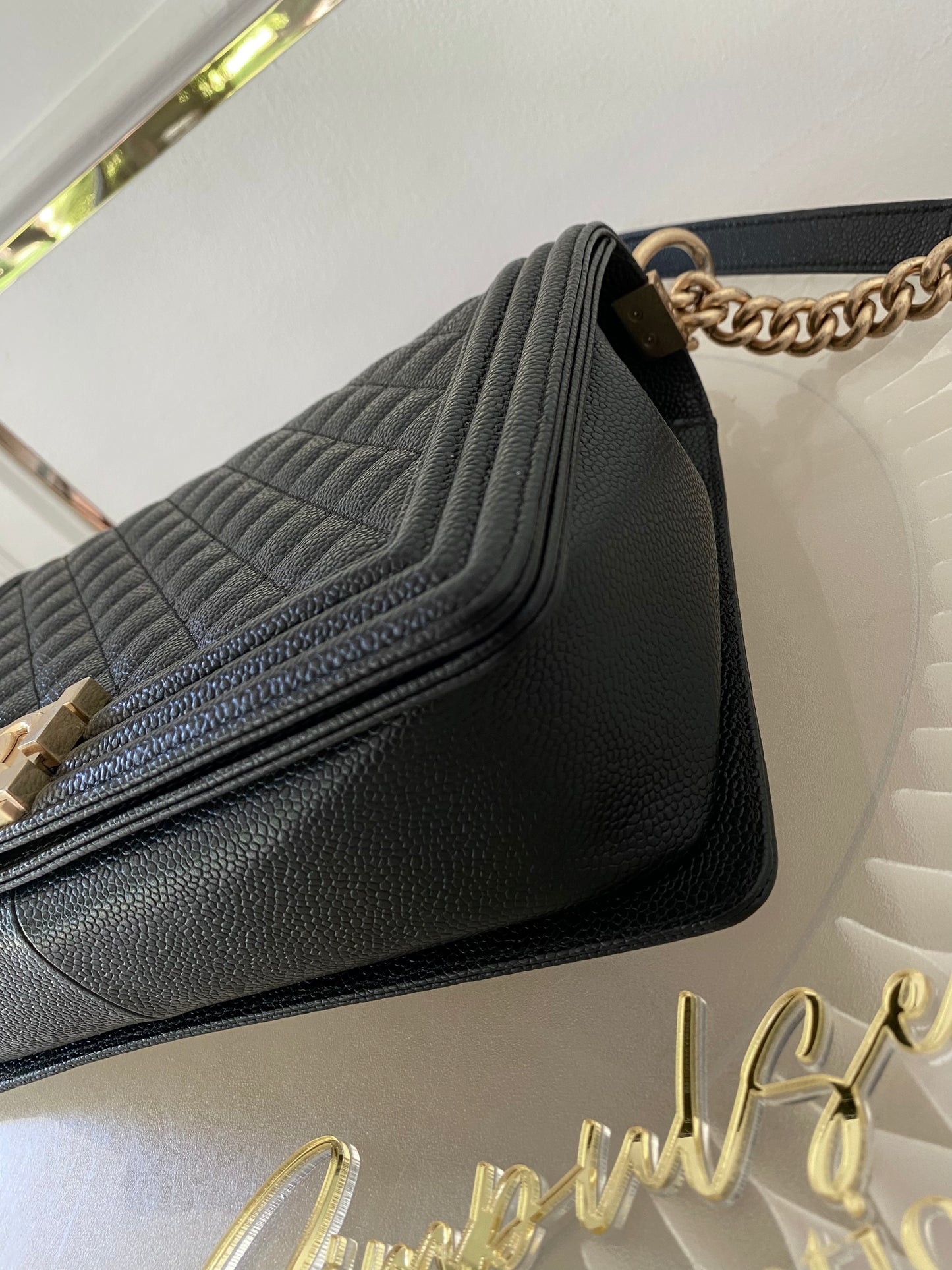Chanel Leboy New Medium Caviar GHW