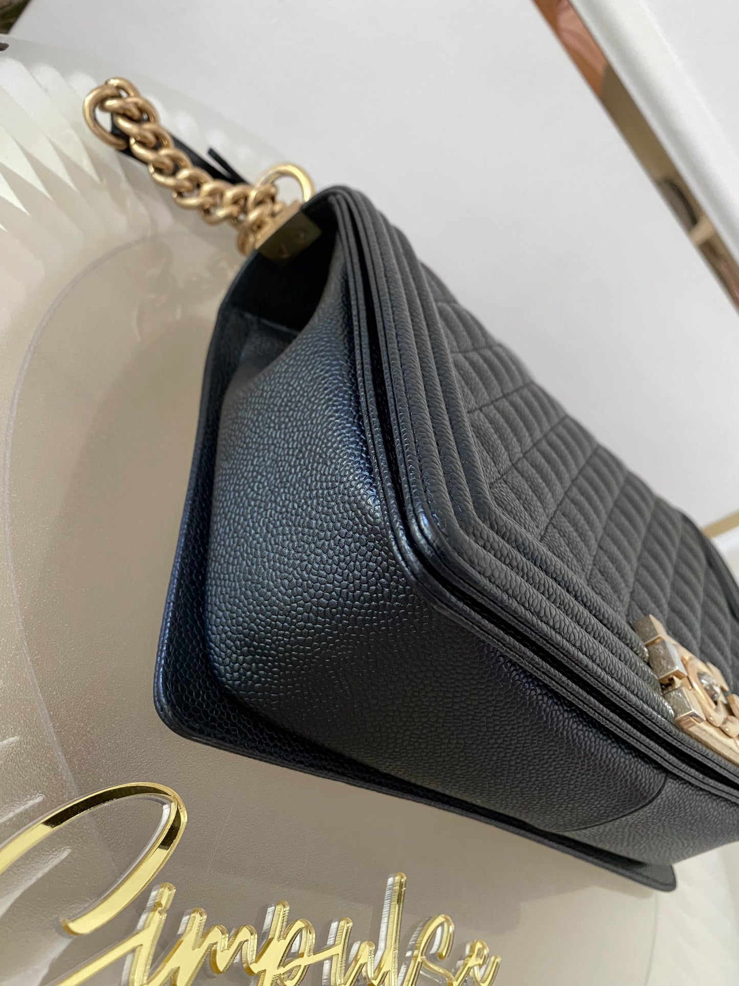 Chanel Leboy New Medium Caviar GHW