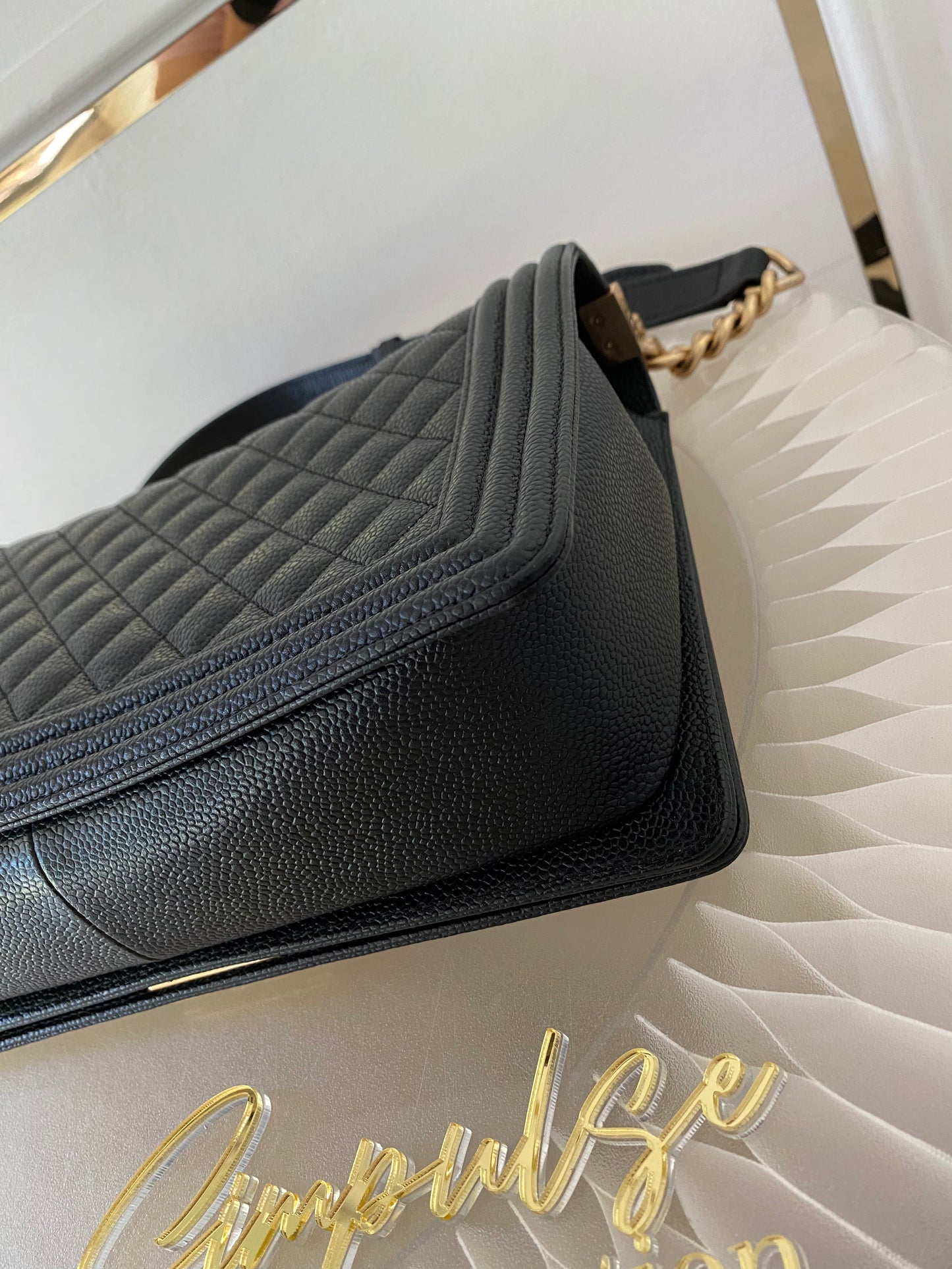 Chanel Leboy New Medium Caviar GHW