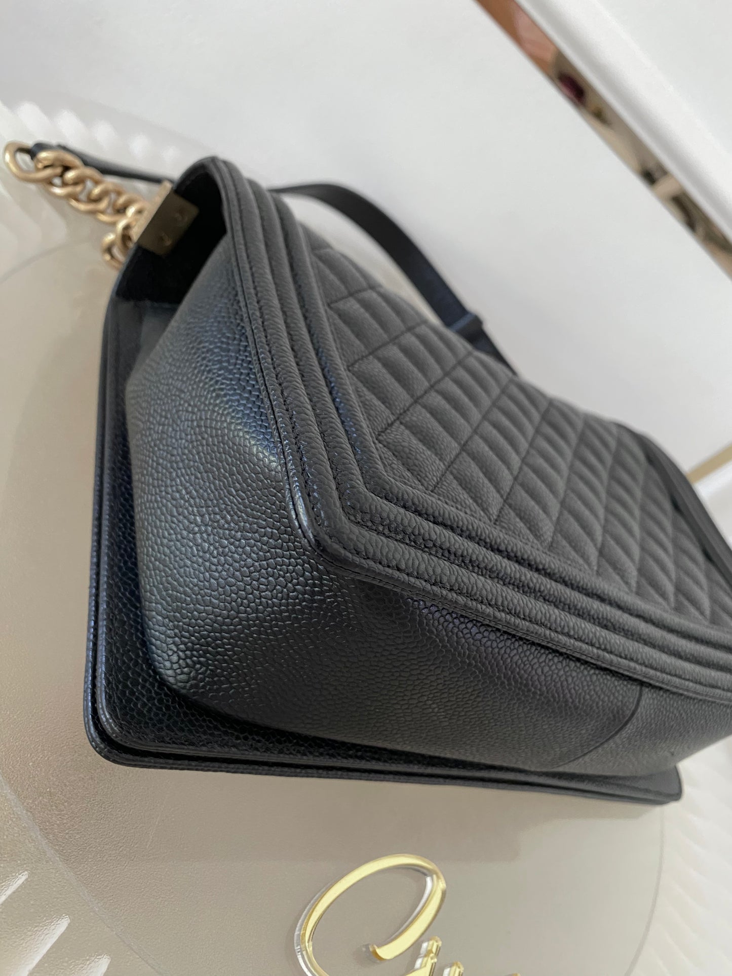 Chanel Leboy New Medium Caviar GHW