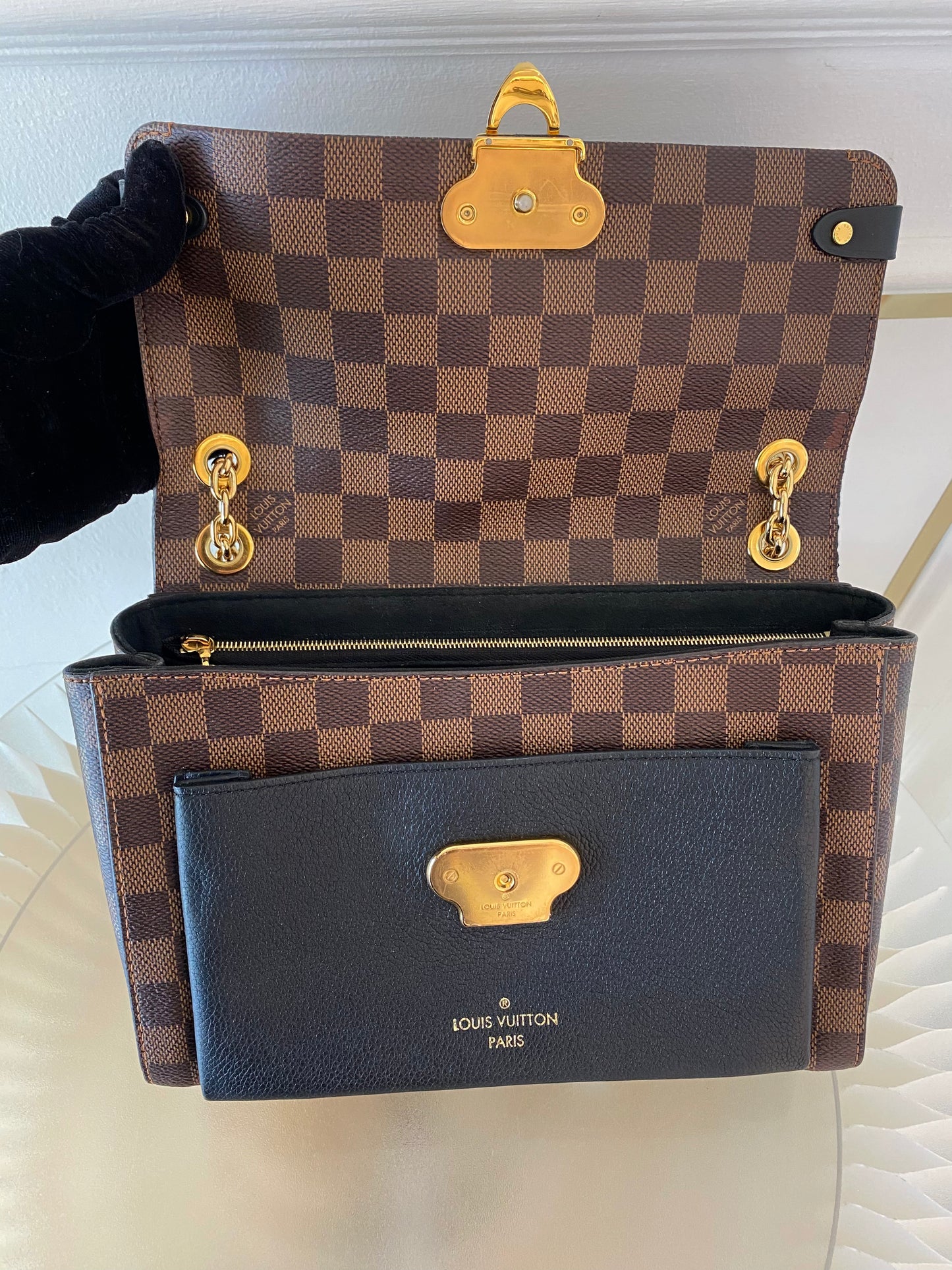 LOUIS VUITTON Vavin Damier Ebene Pm Bag