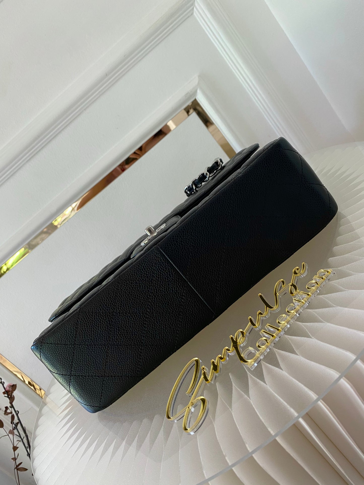 Chanel Jumbo Double Flap Caviar SHW