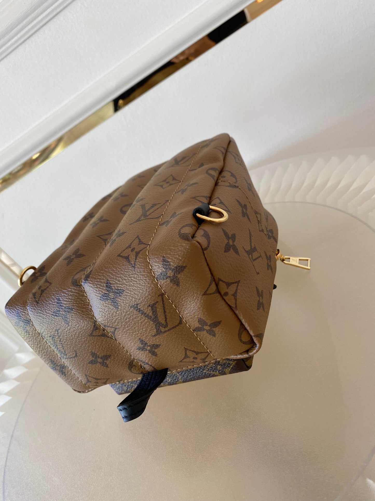 LOUIS VUITTON Mini Palmspring Mono Reverse Mini Backpack
