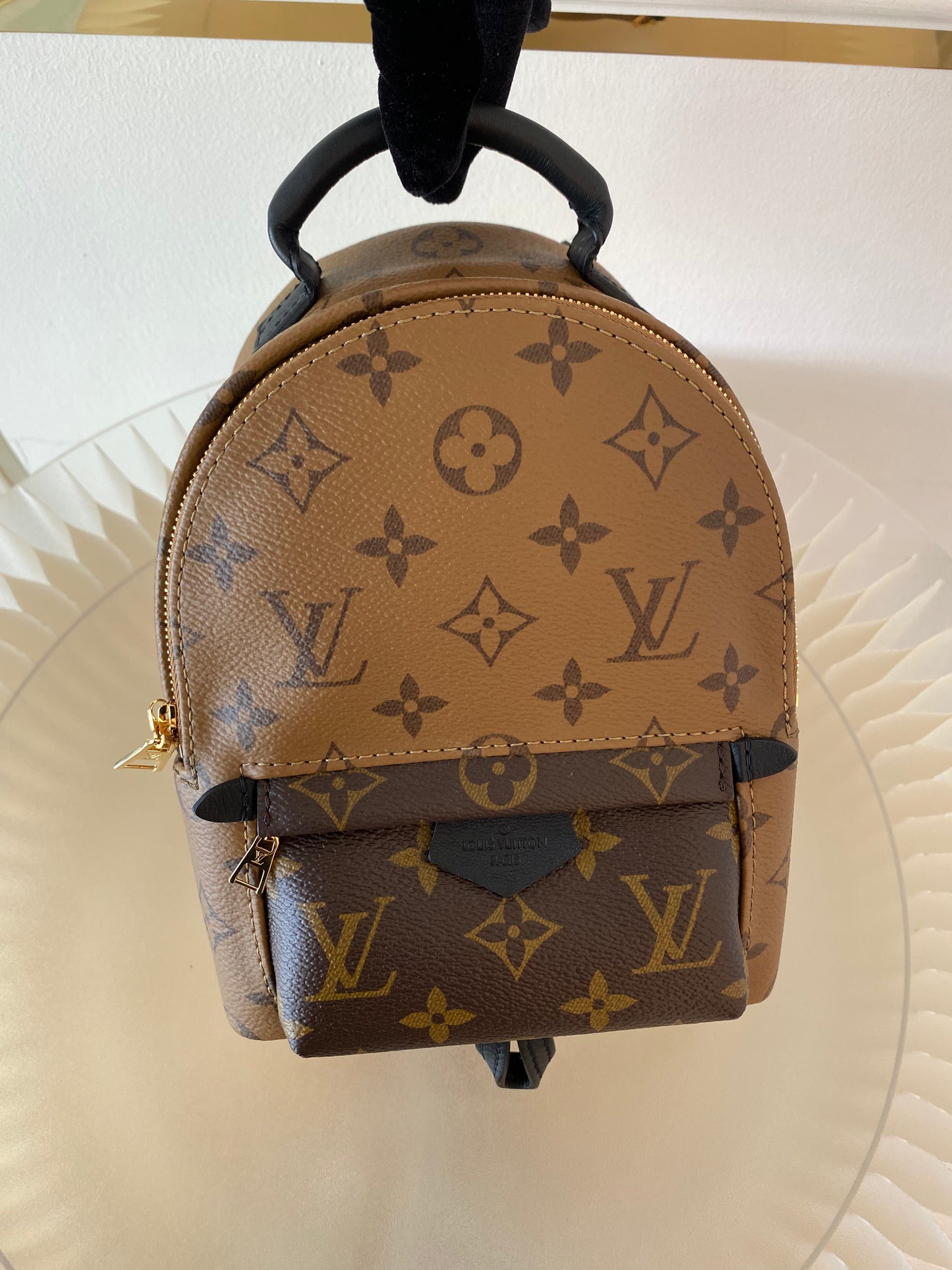 LOUIS VUITTON Mini Palmspring Mono Reverse Mini Backpack