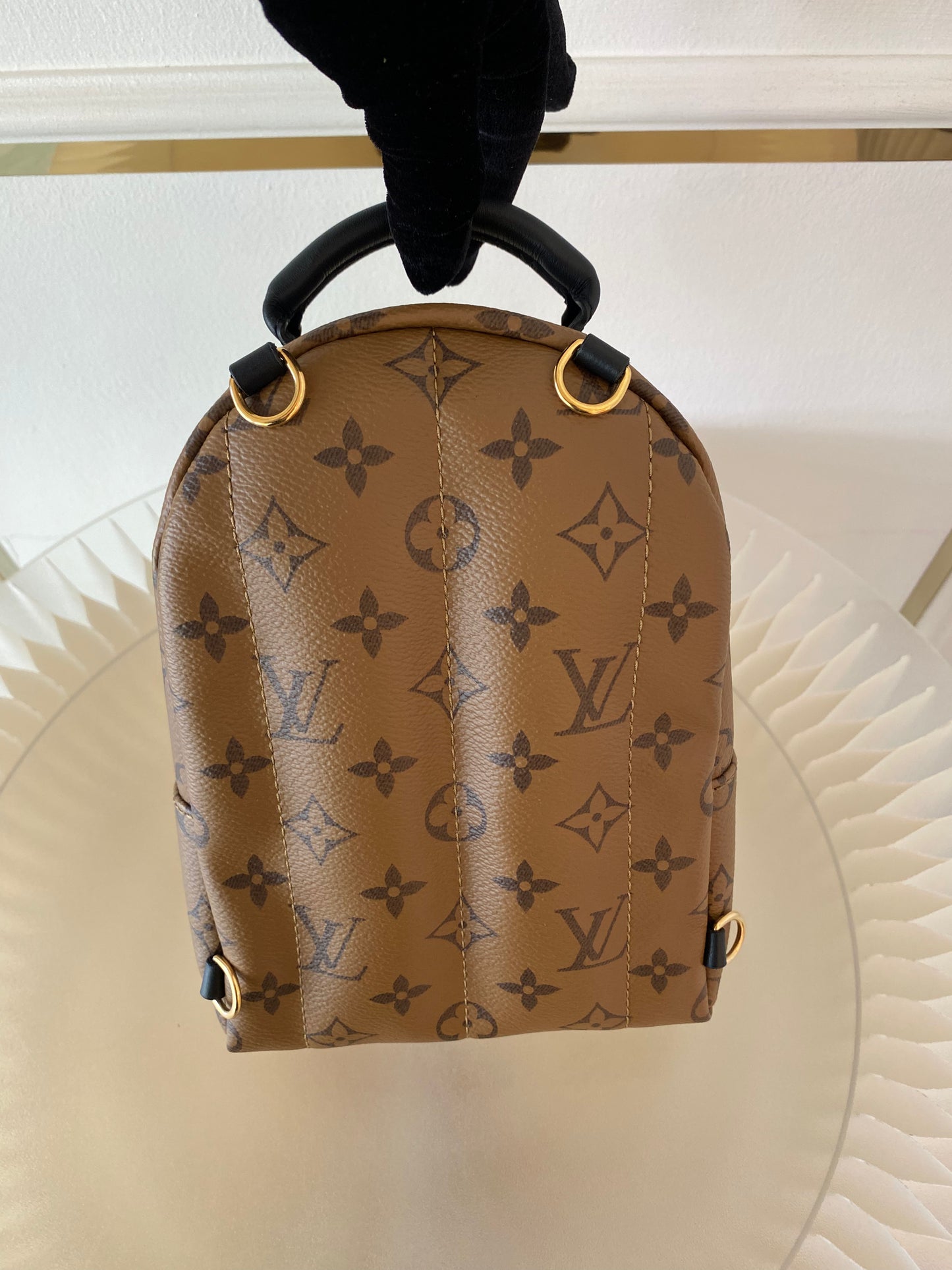 LOUIS VUITTON Mini Palmspring Mono Reverse Mini Backpack