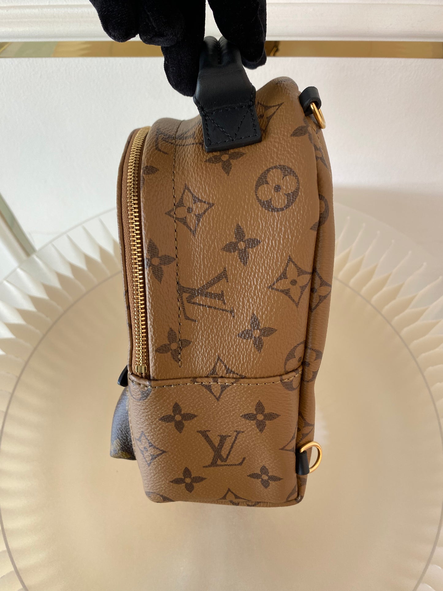 LOUIS VUITTON Mini Palmspring Mono Reverse Mini Backpack