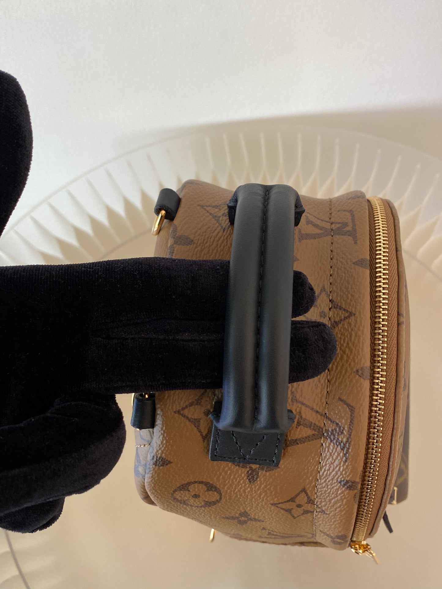 LOUIS VUITTON Mini Palmspring Mono Reverse Mini Backpack