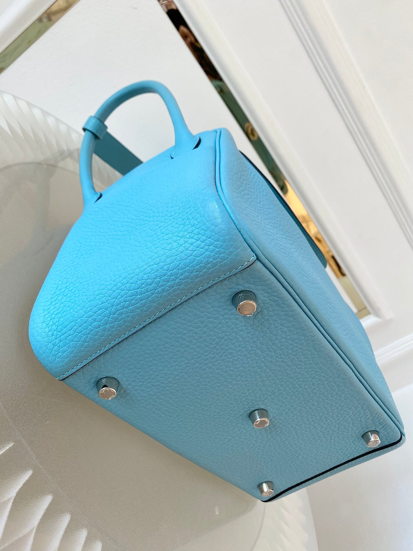 HERMES Lindy 26 Tiffany Blue