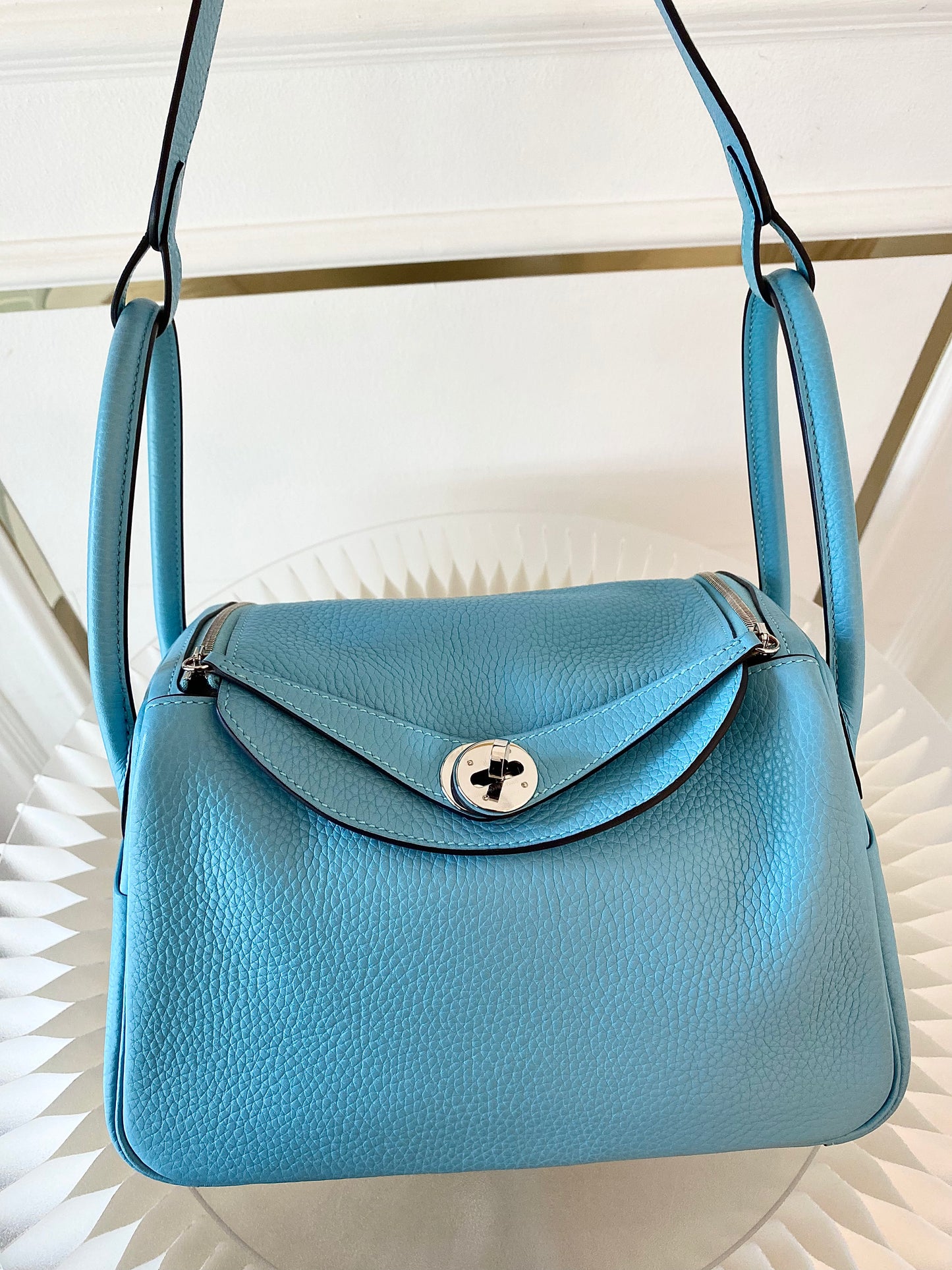 HERMES Lindy 26 Tiffany Blue