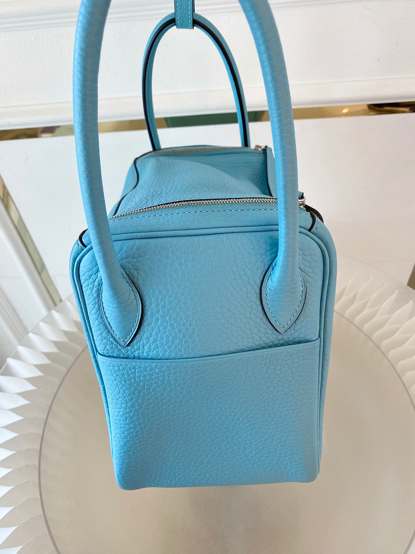 HERMES Lindy 26 Tiffany Blue