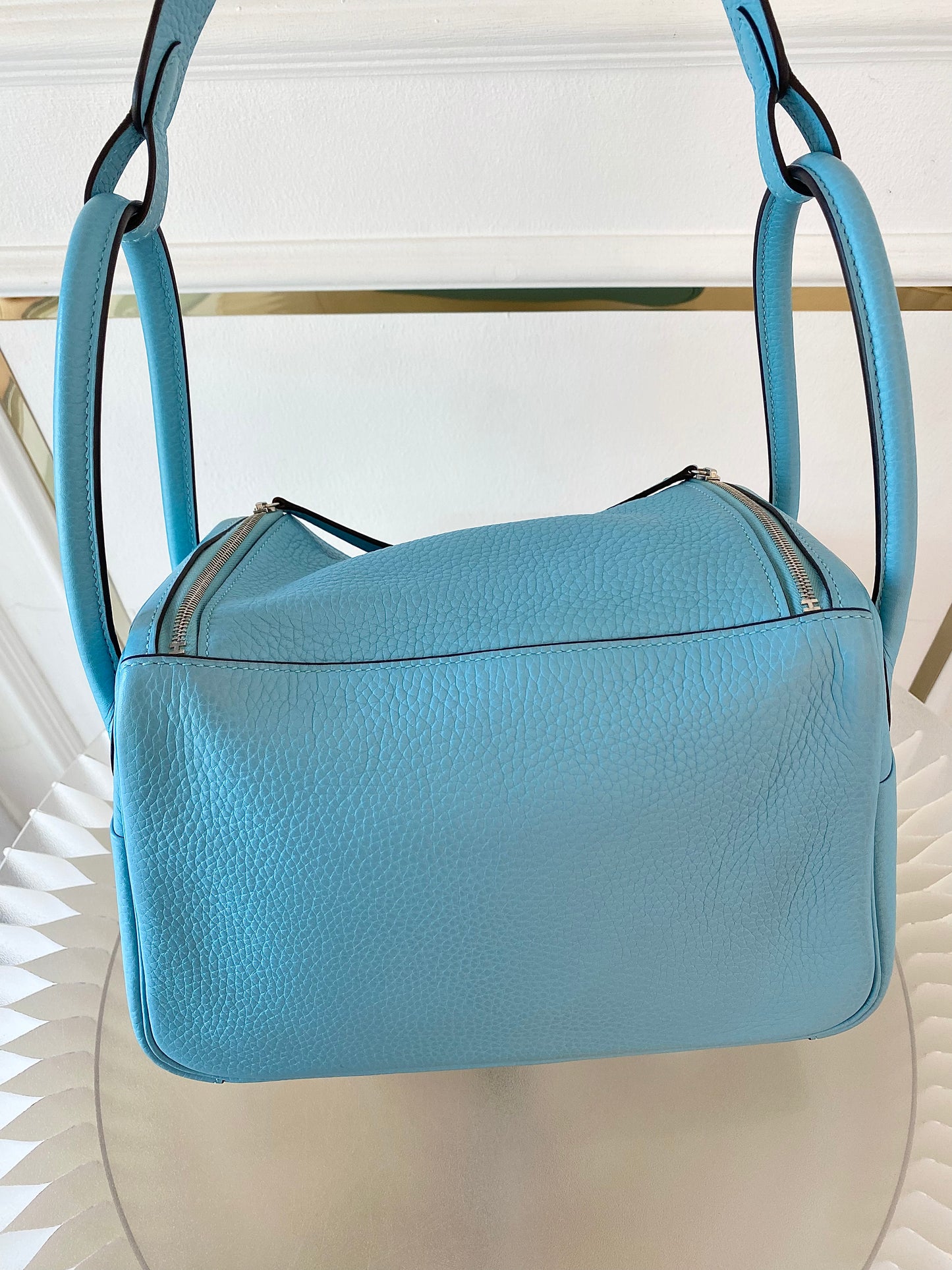 HERMES Lindy 26 Tiffany Blue