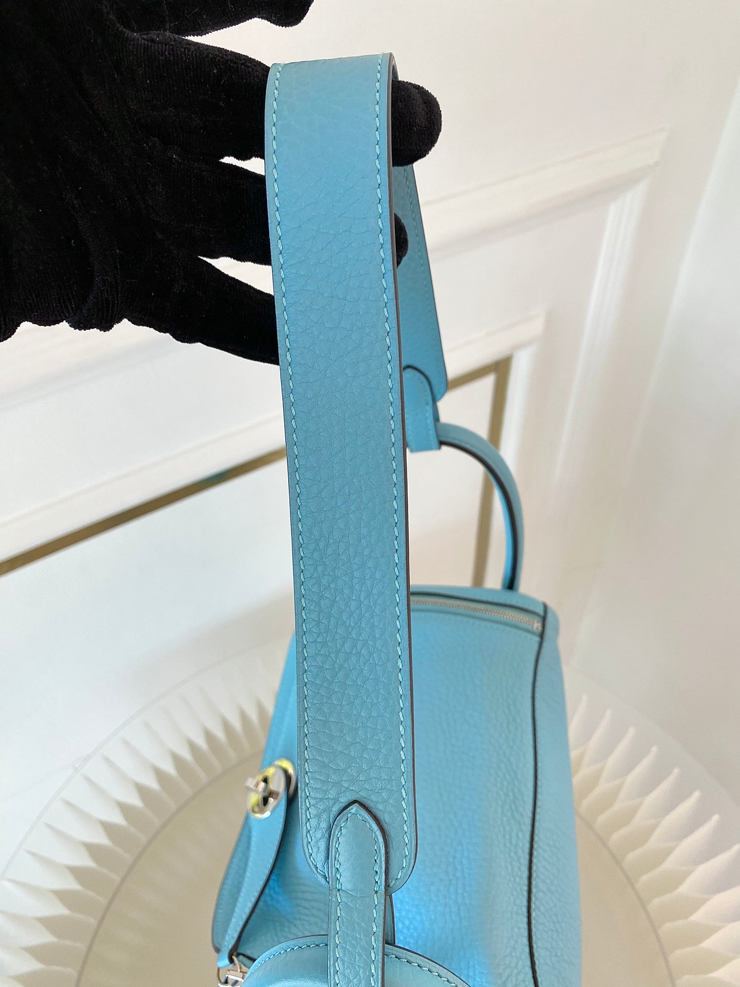 HERMES Lindy 26 Tiffany Blue