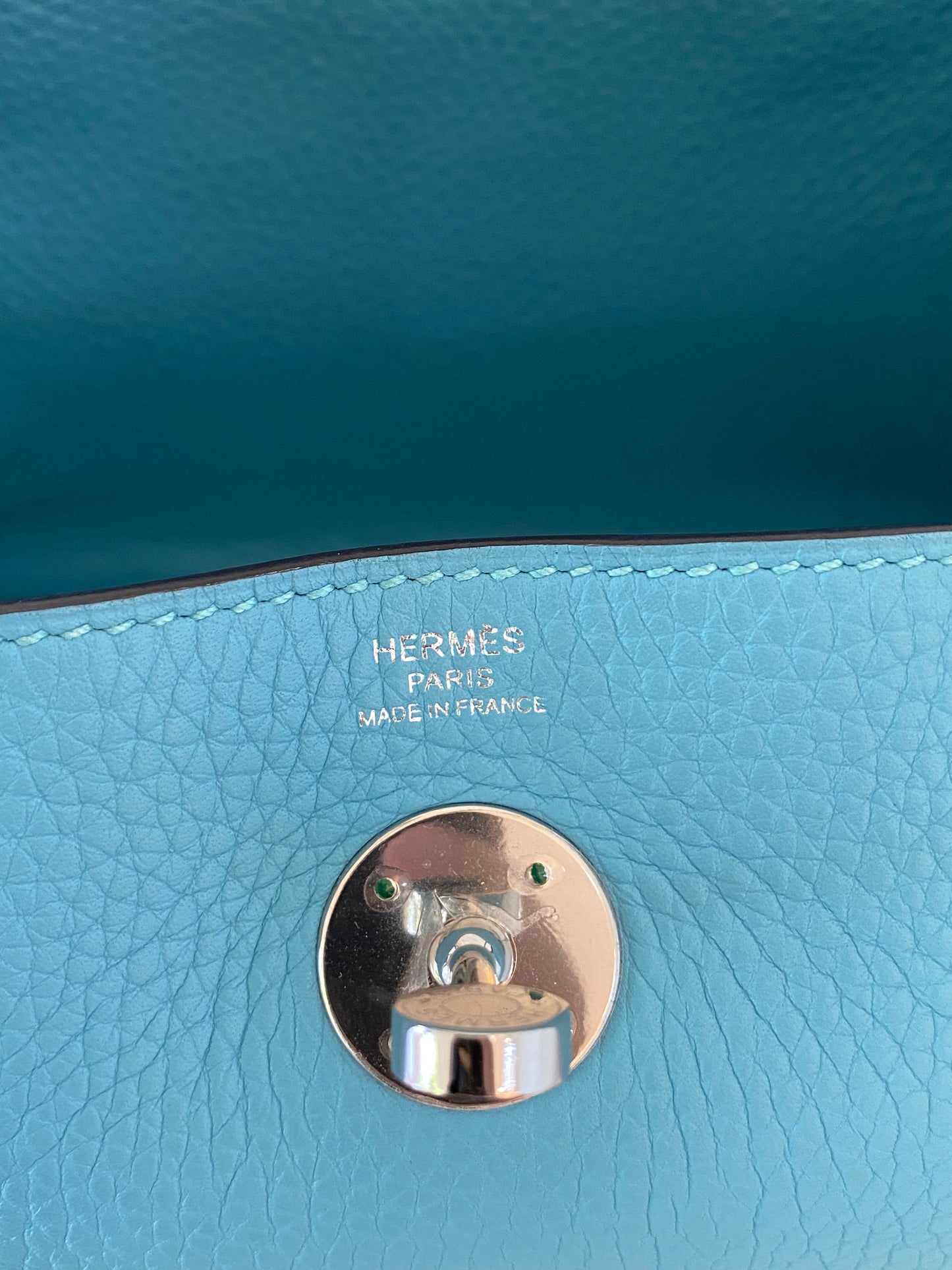 HERMES Lindy 26 Tiffany Blue