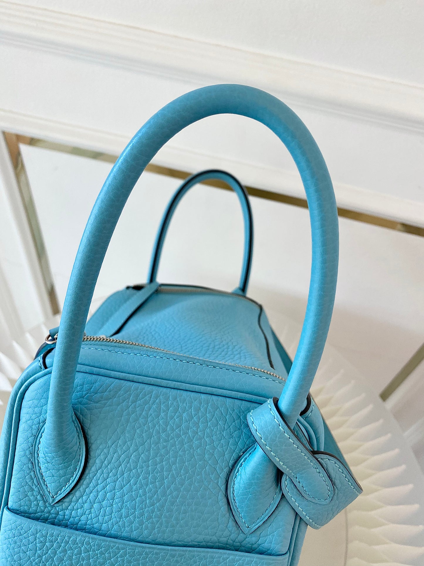HERMES Lindy 26 Tiffany Blue