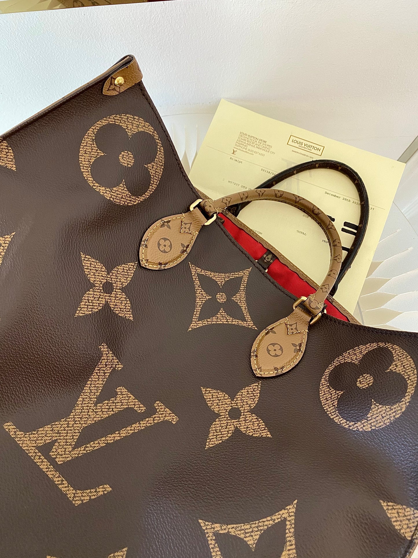LOUIS VUITTON OTG Mono Reverse GM Size