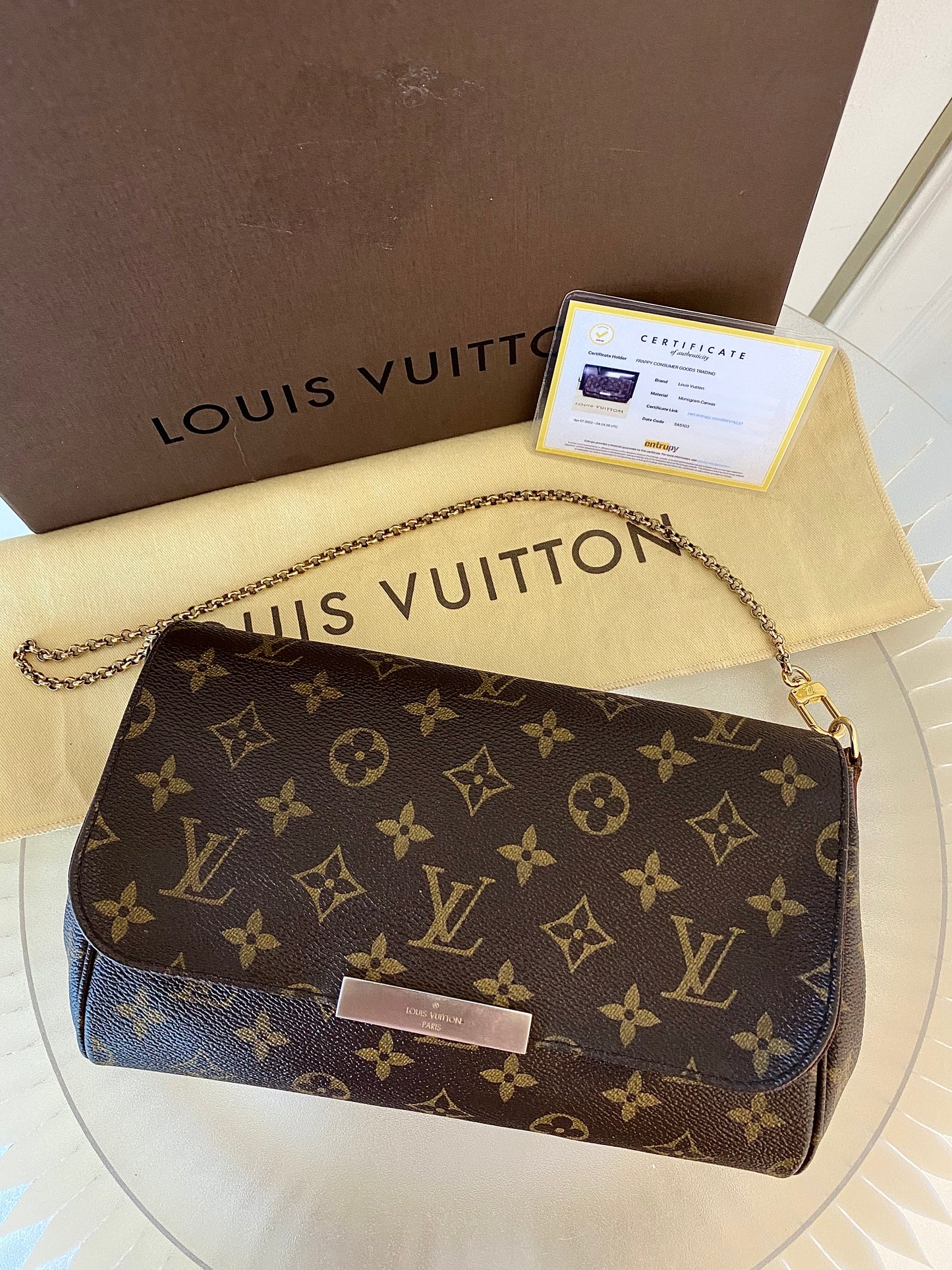 LOUIS VUITTON Mono Favorite Mm