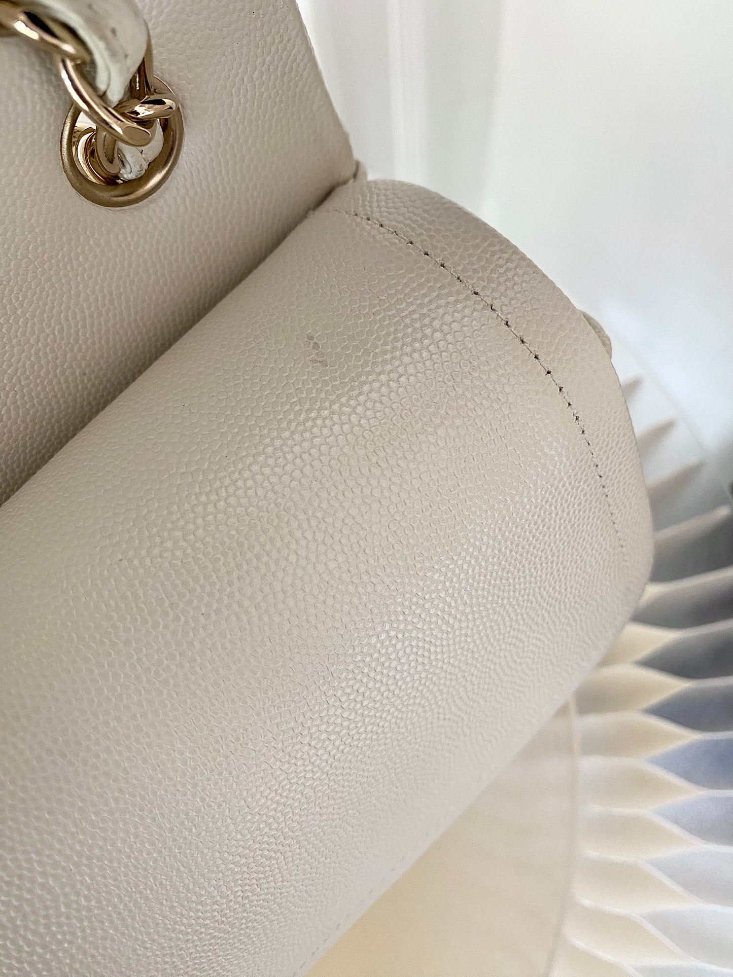 CHANEL Jumbo Double Flap Caviar LGHW
