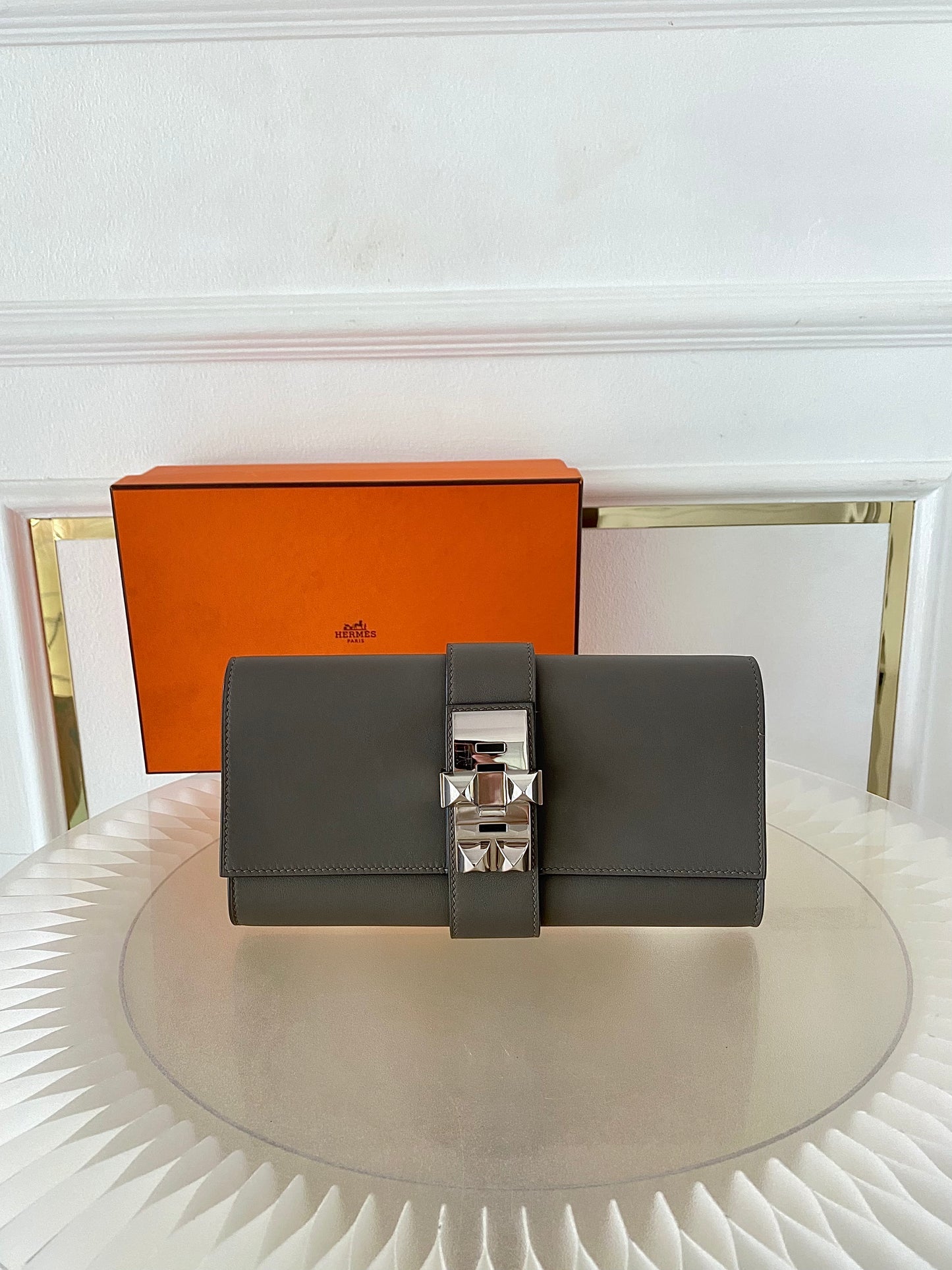 HERMES Medor 23 Clutch Bag