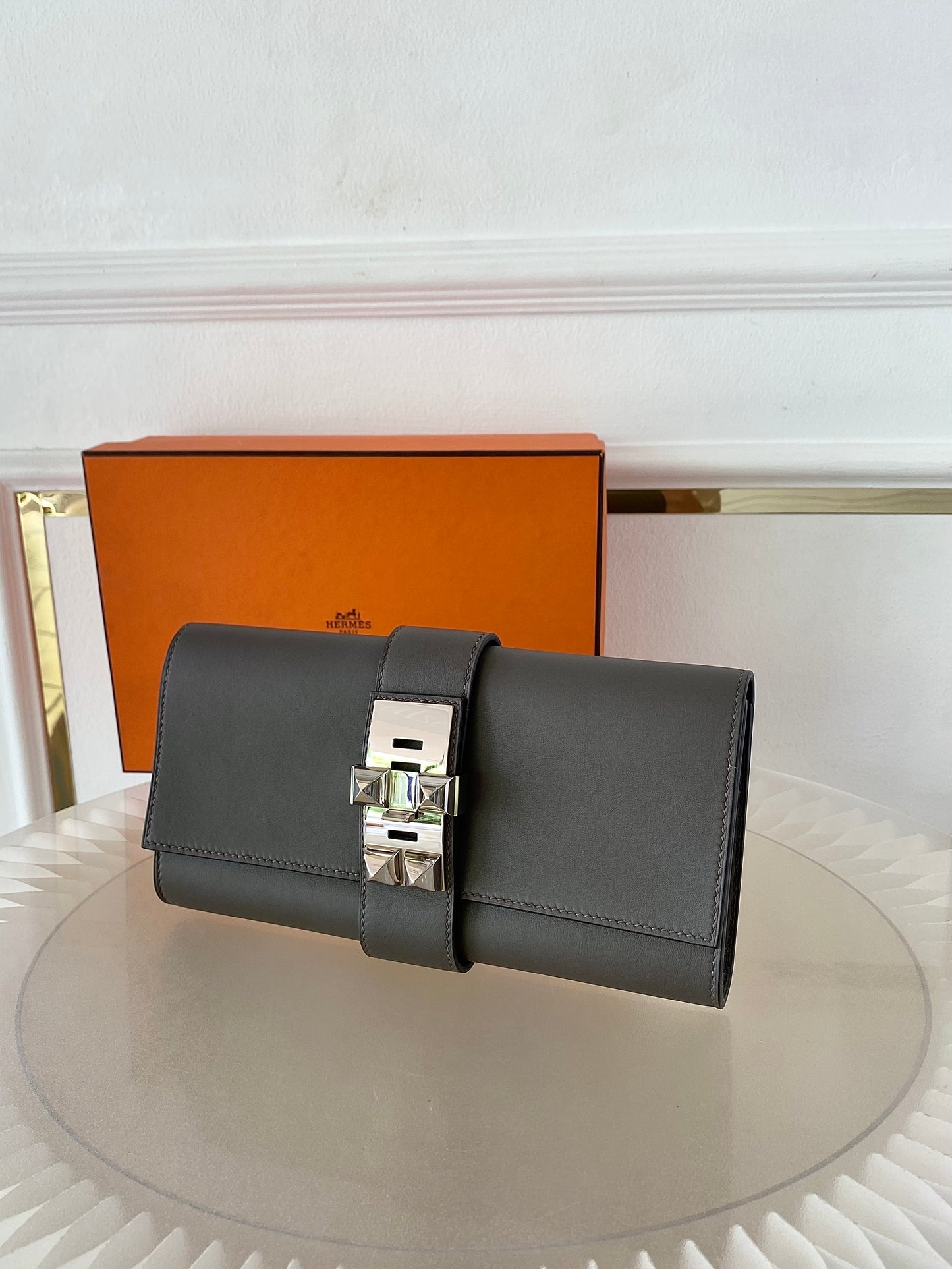 HERMES Medor 23 Clutch Bag