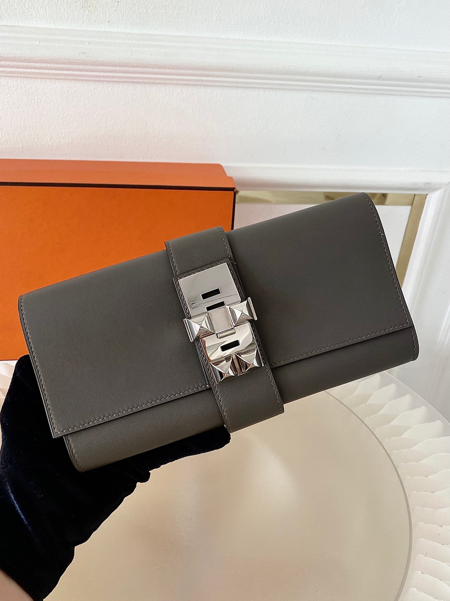 HERMES Medor 23 Clutch Bag