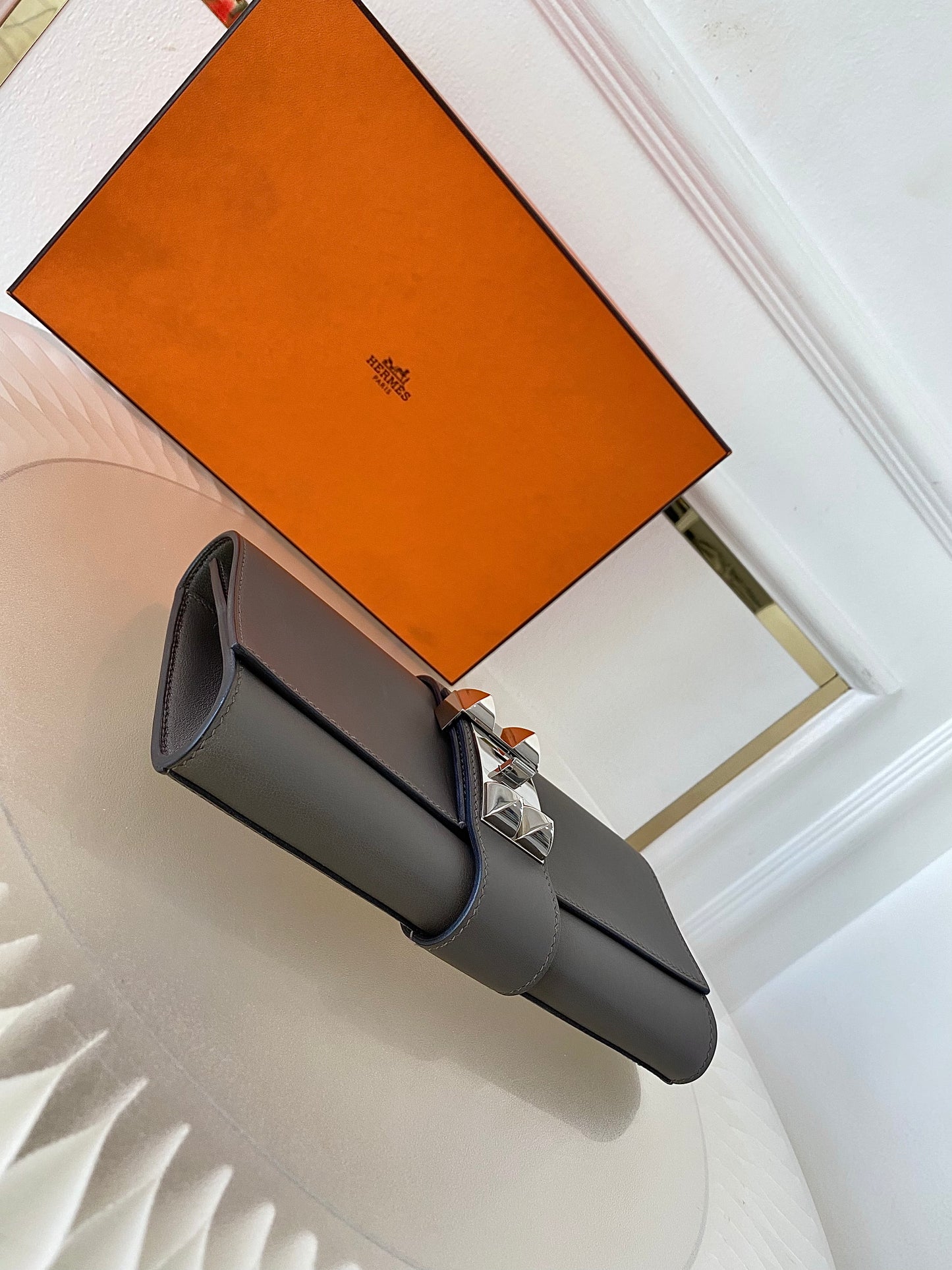 HERMES Medor 23 Clutch Bag