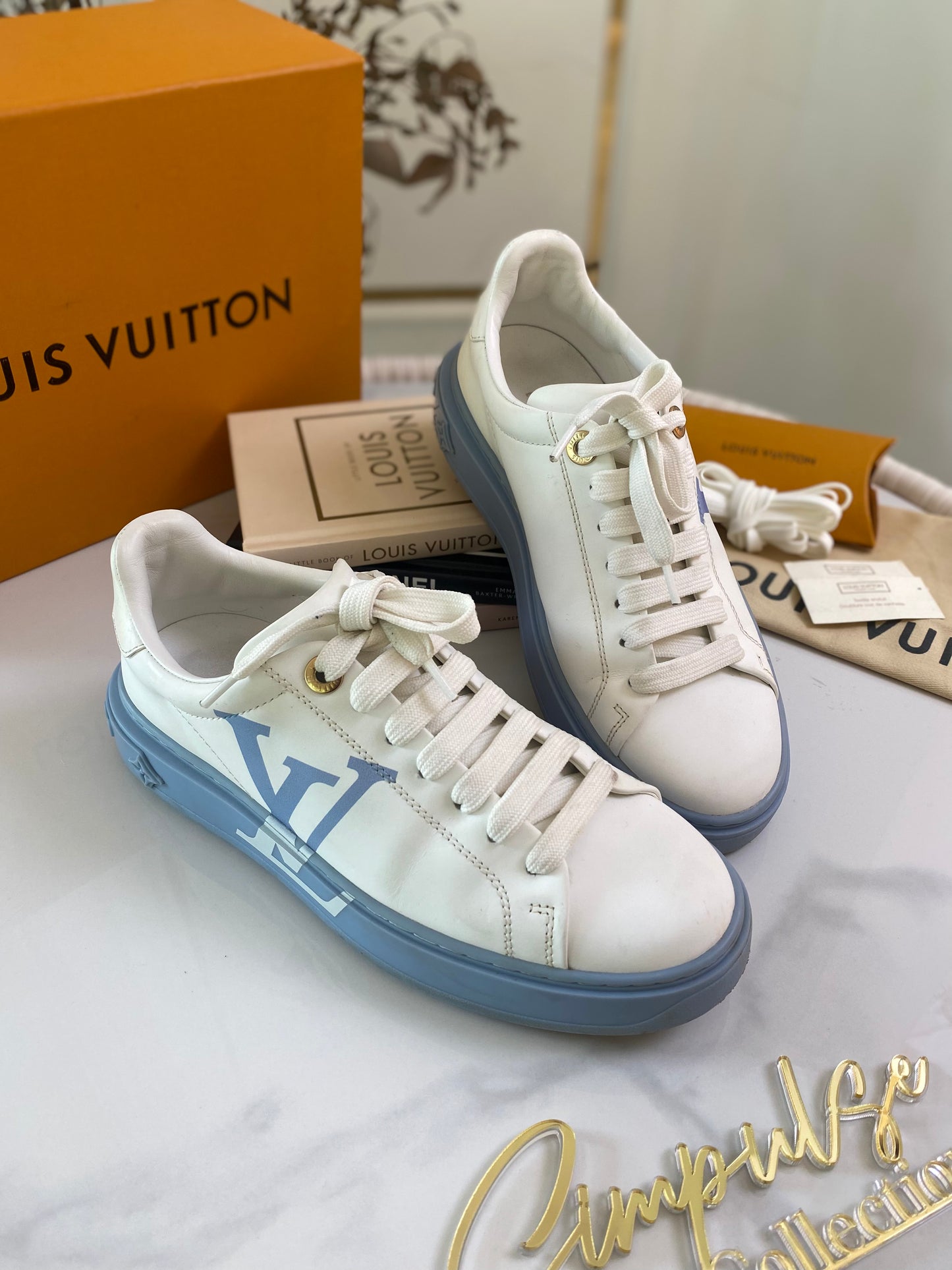 LV Time Out Blue Sneakers