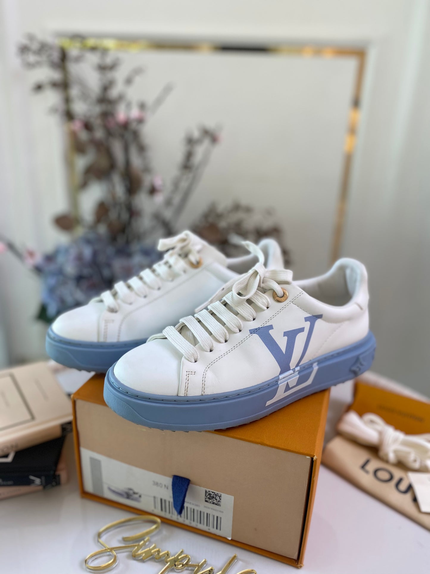 LV Time Out Blue Sneakers